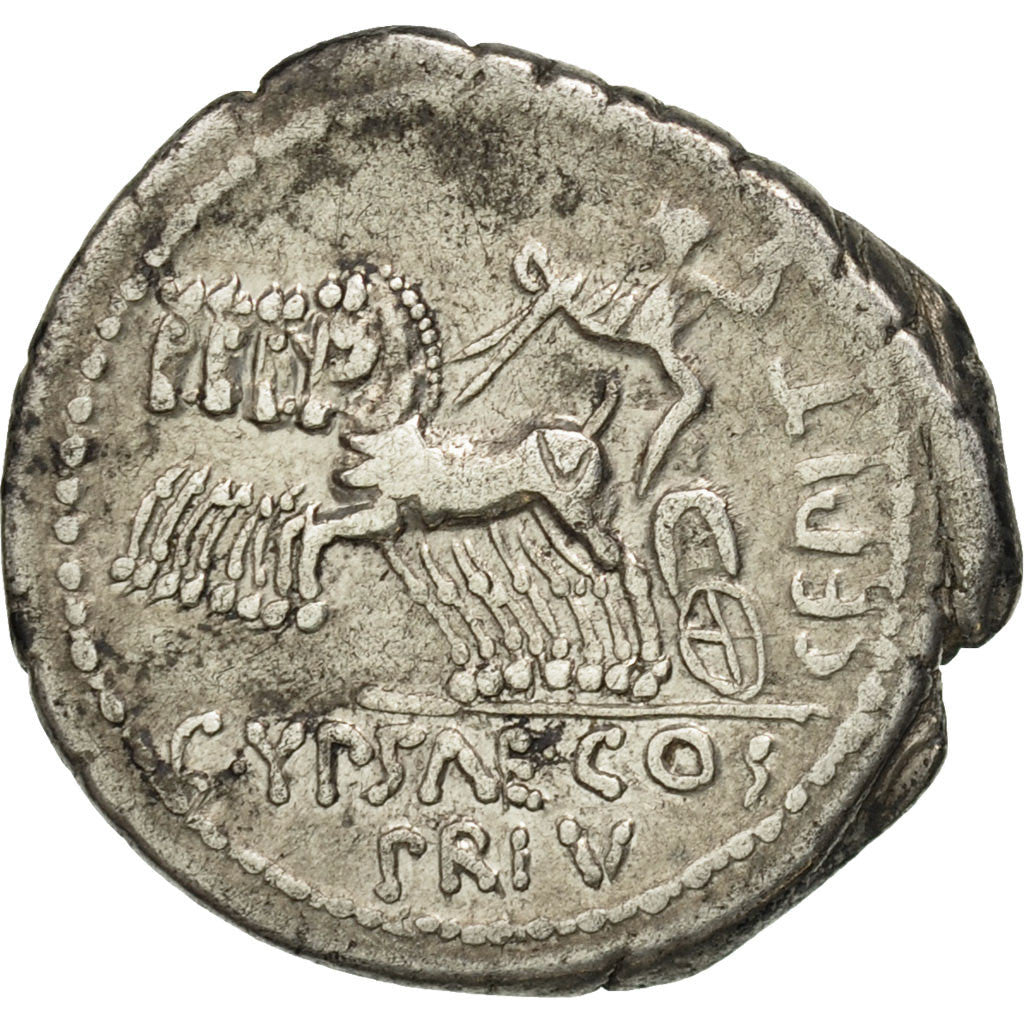 [#506847] Plautia, Denarius, Rome, EF(40-45), Silver, Crawford:420/1a ...