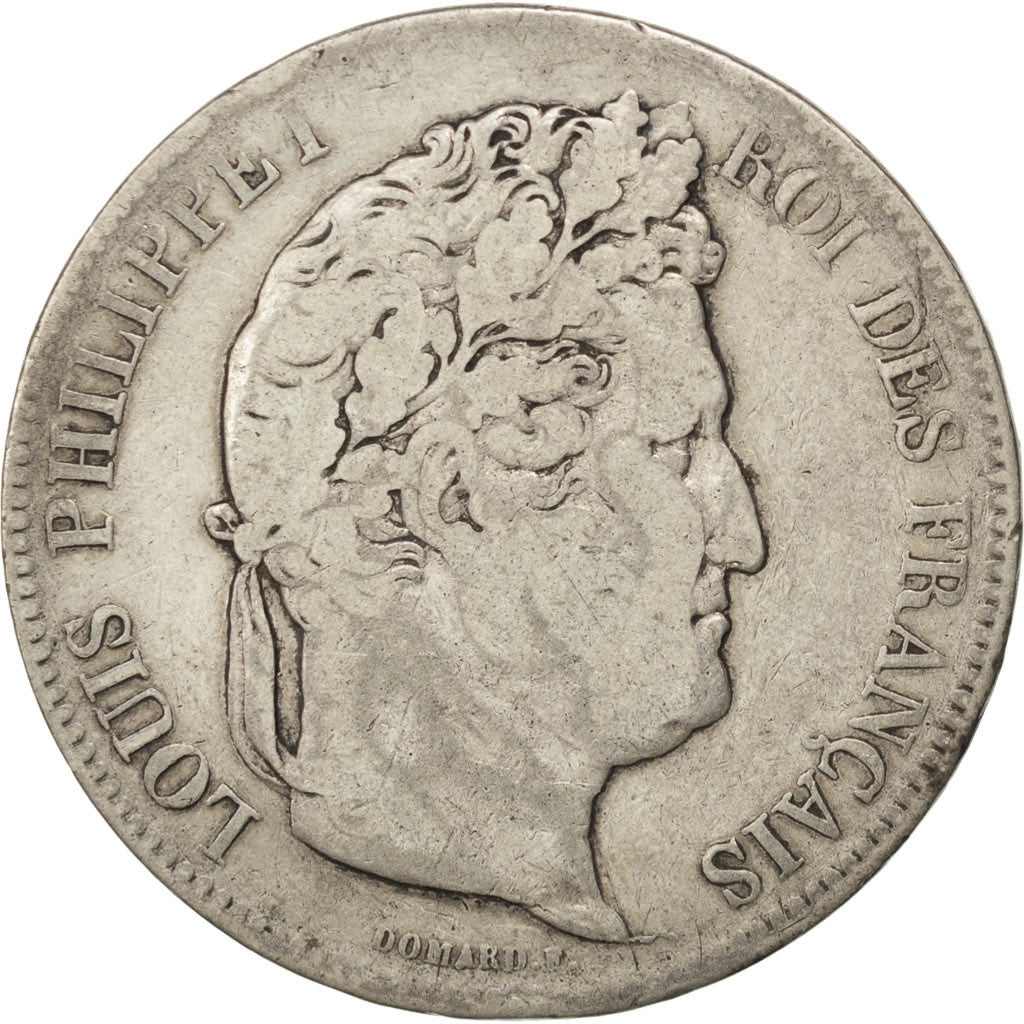 [#36353] Louis-Philippe I, 5 Francs tête laurée, 1832 BB, Strasbourg, Gadoury