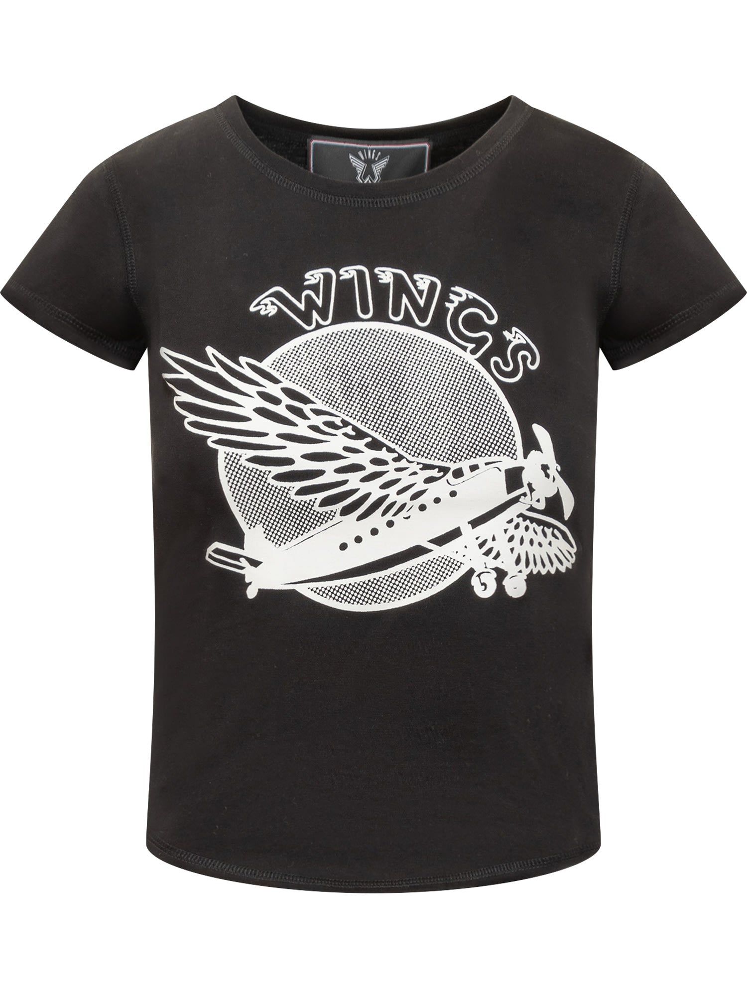 Shop Stella Mccartney T-shirt With Wings Print In Black