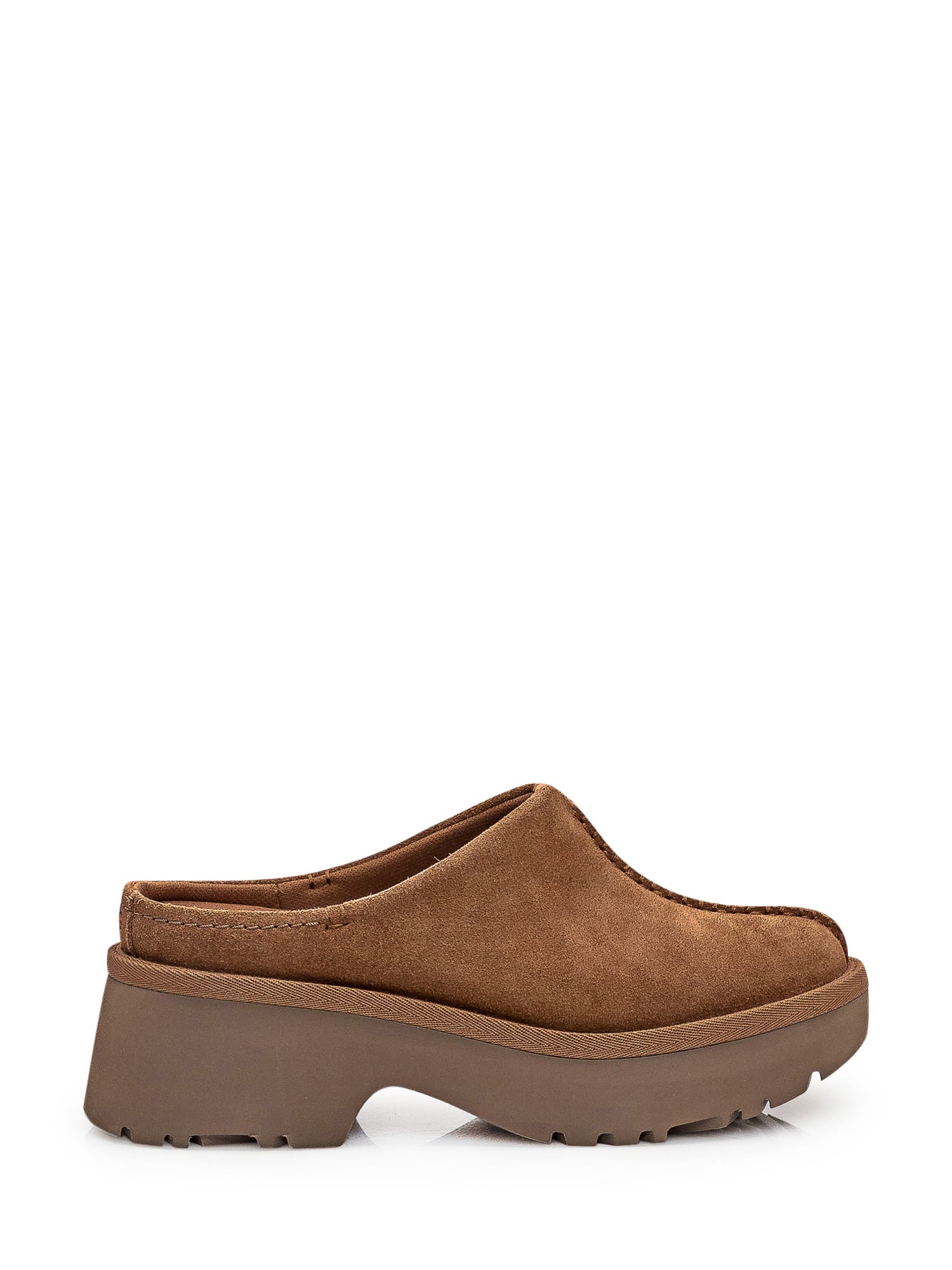 Shop Ugg New Heights Clog In Chestnut