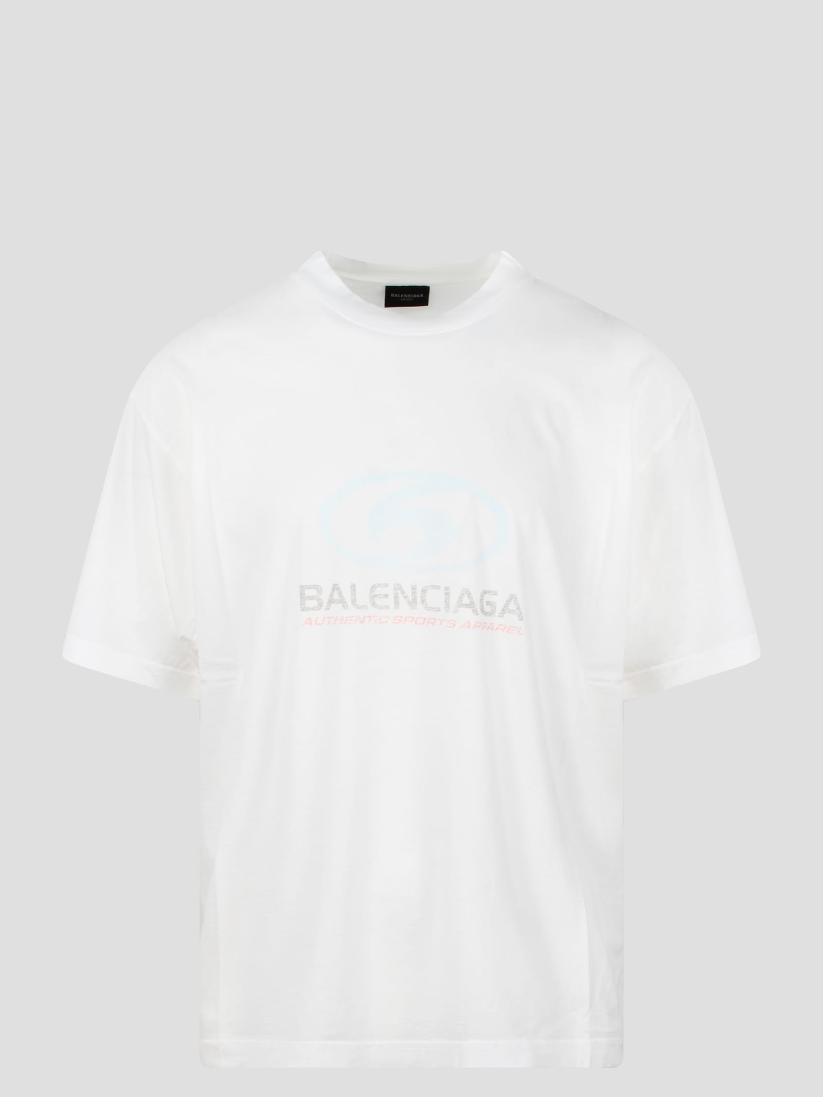 Shop Balenciaga Surfer Medium Fit T-shirt In White