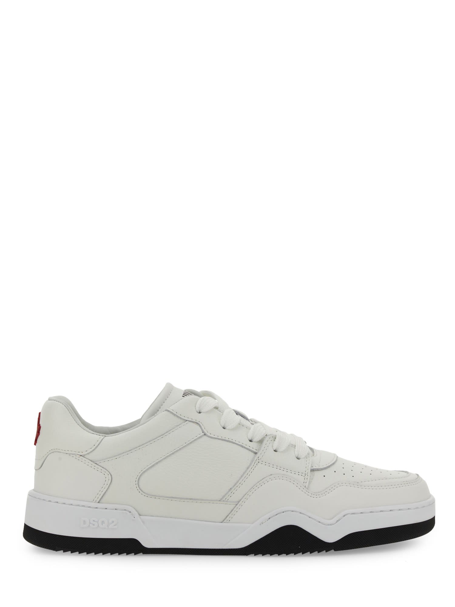 Shop Dsquared2 Sneaker Spiker In Bianco