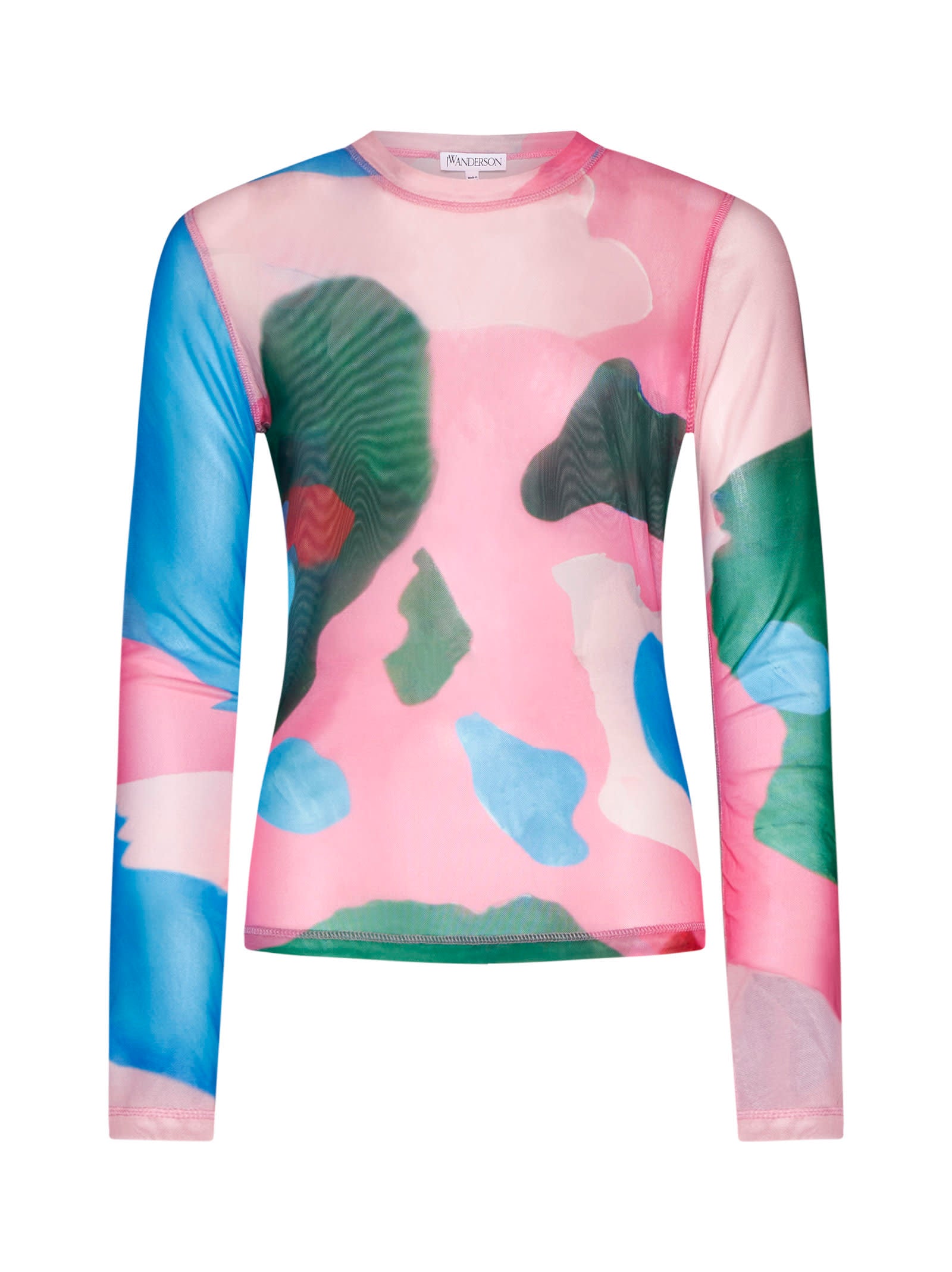 Shop Jw Anderson J.w. Anderson T-shirt In Pink/multi