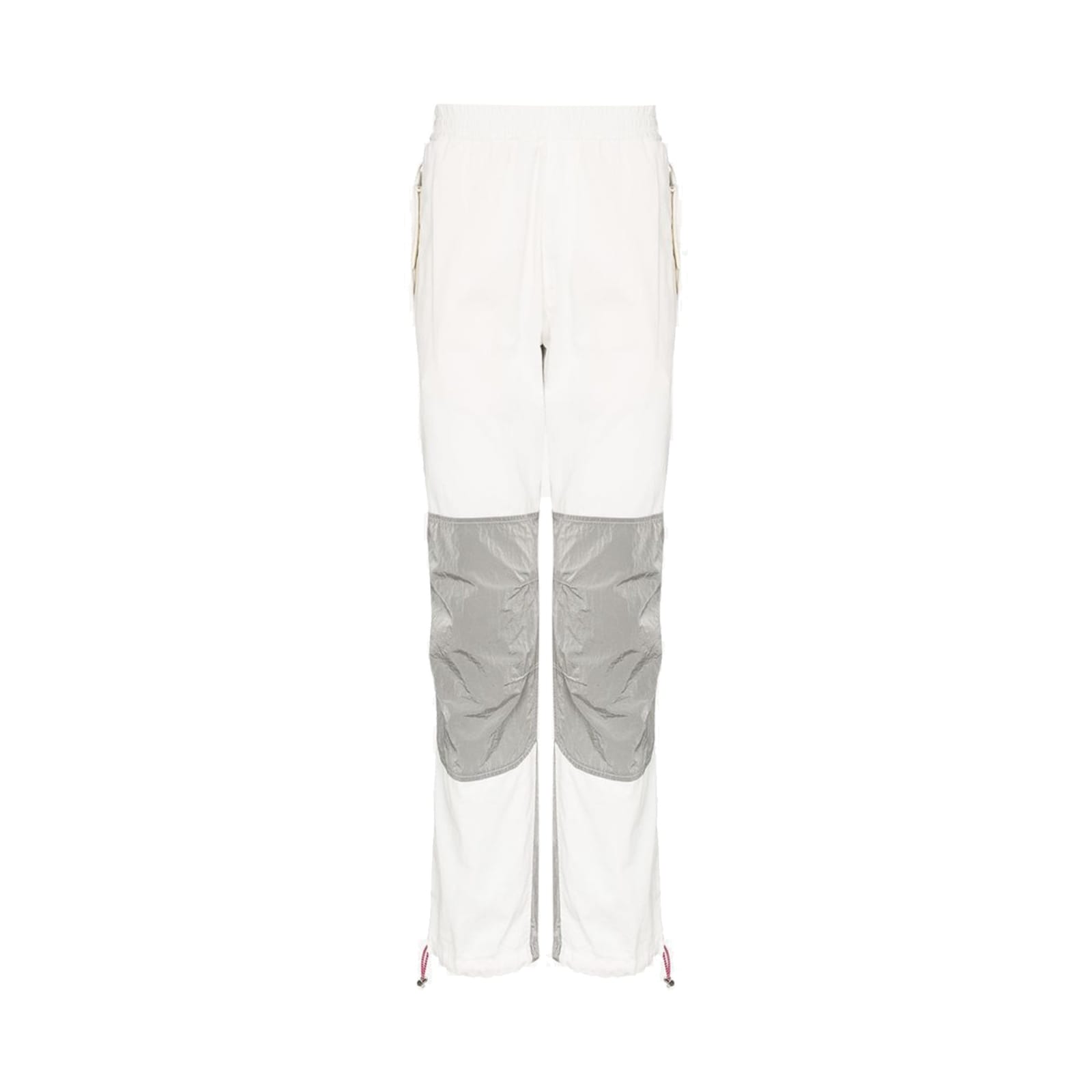 Shop Moncler 1952 Two Tone Track Pants In White