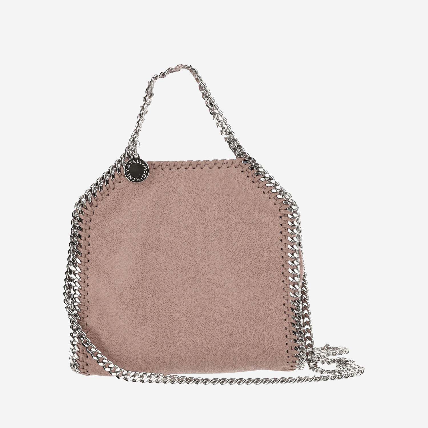 Shop Stella Mccartney Tiny Falabella Tote Bag In Pink