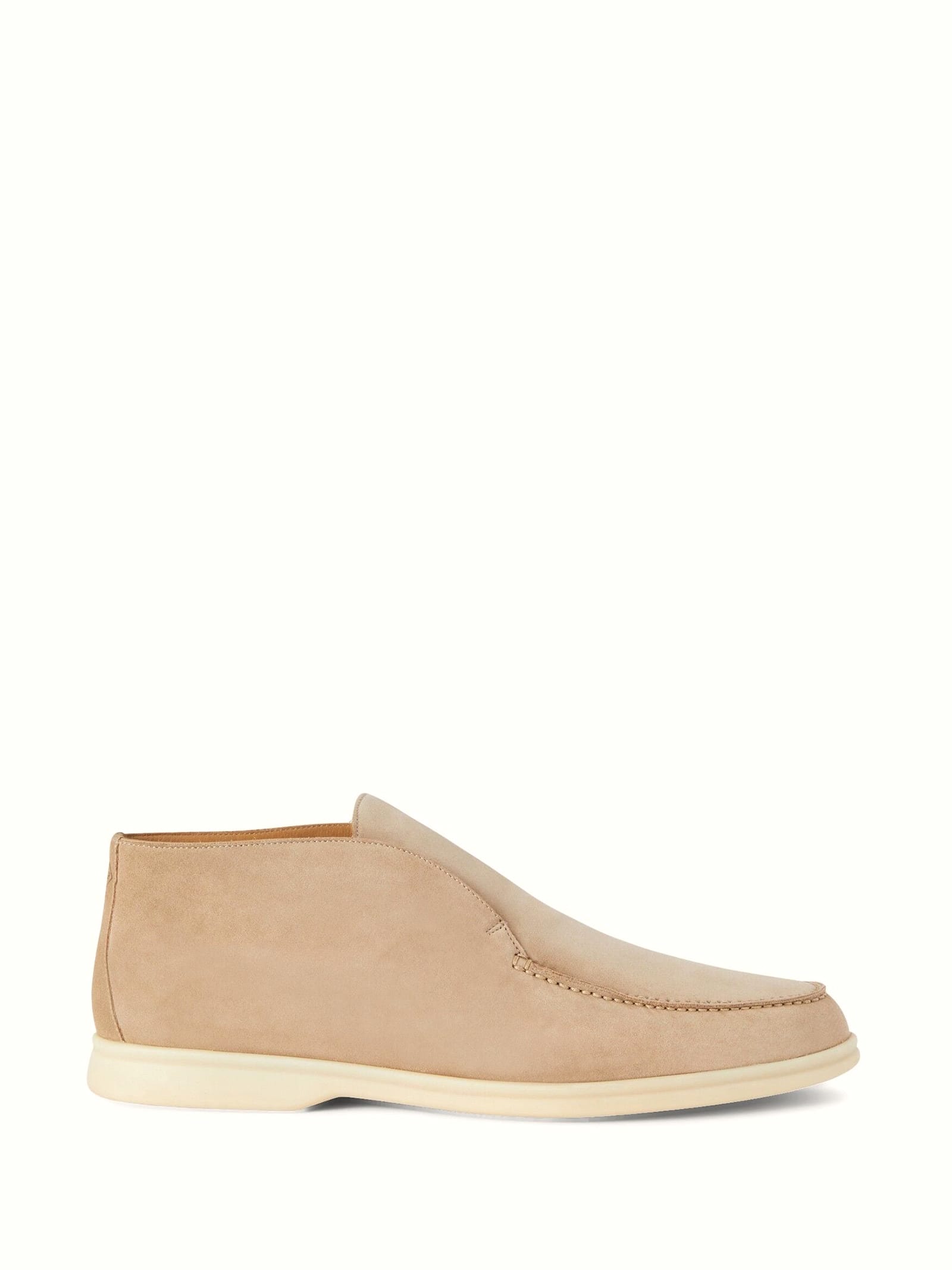 Shop Loro Piana Loafers In Sandstone