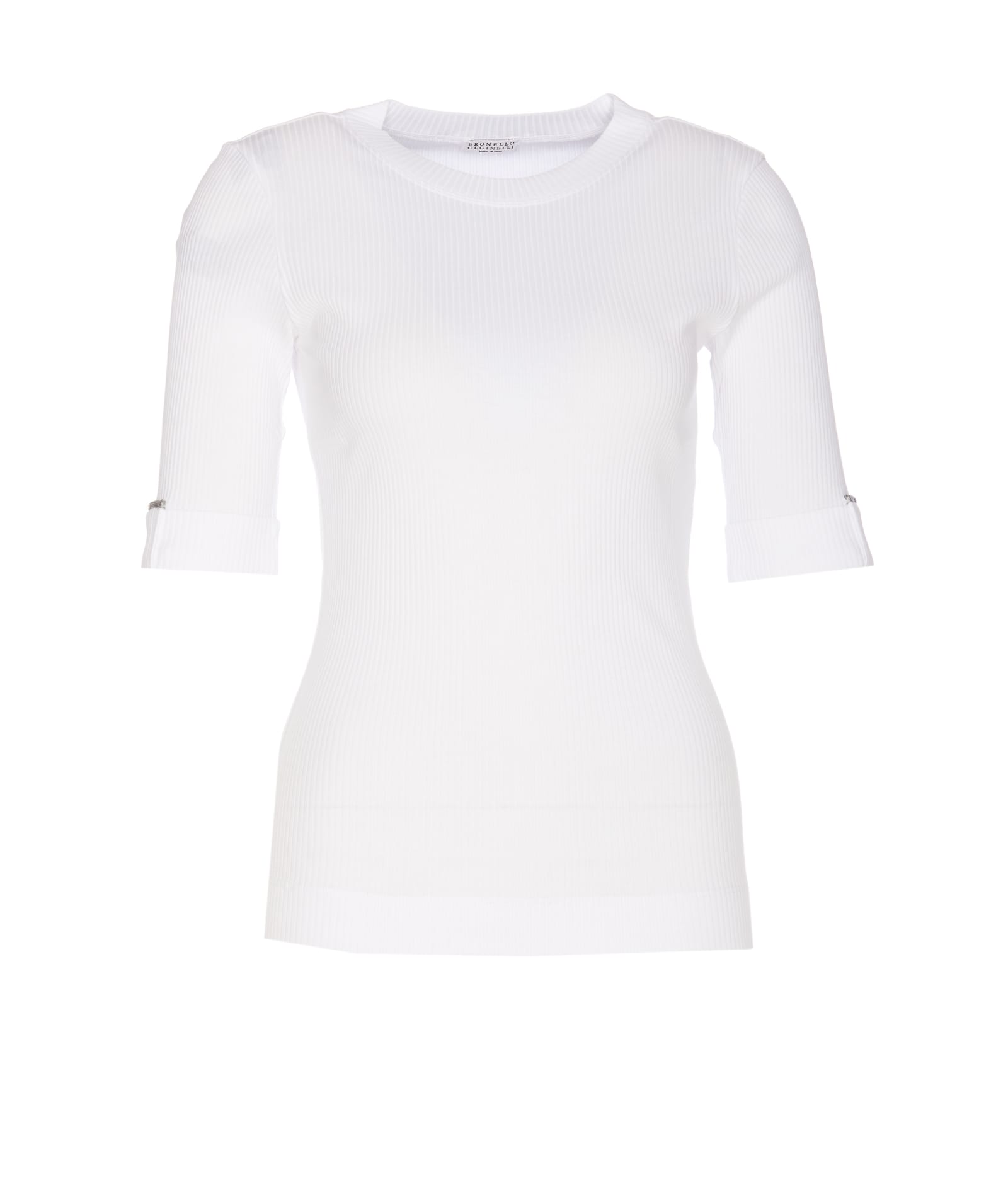 Shop Brunello Cucinelli T-shirt In White