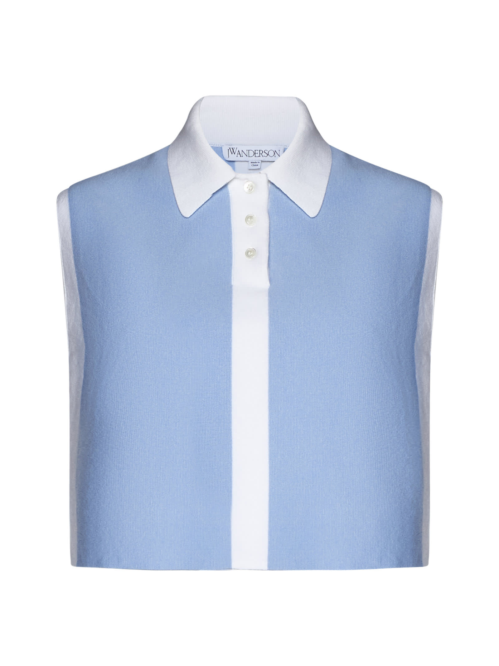 Shop Jw Anderson J.w. Anderson Polo Shirt In Blue