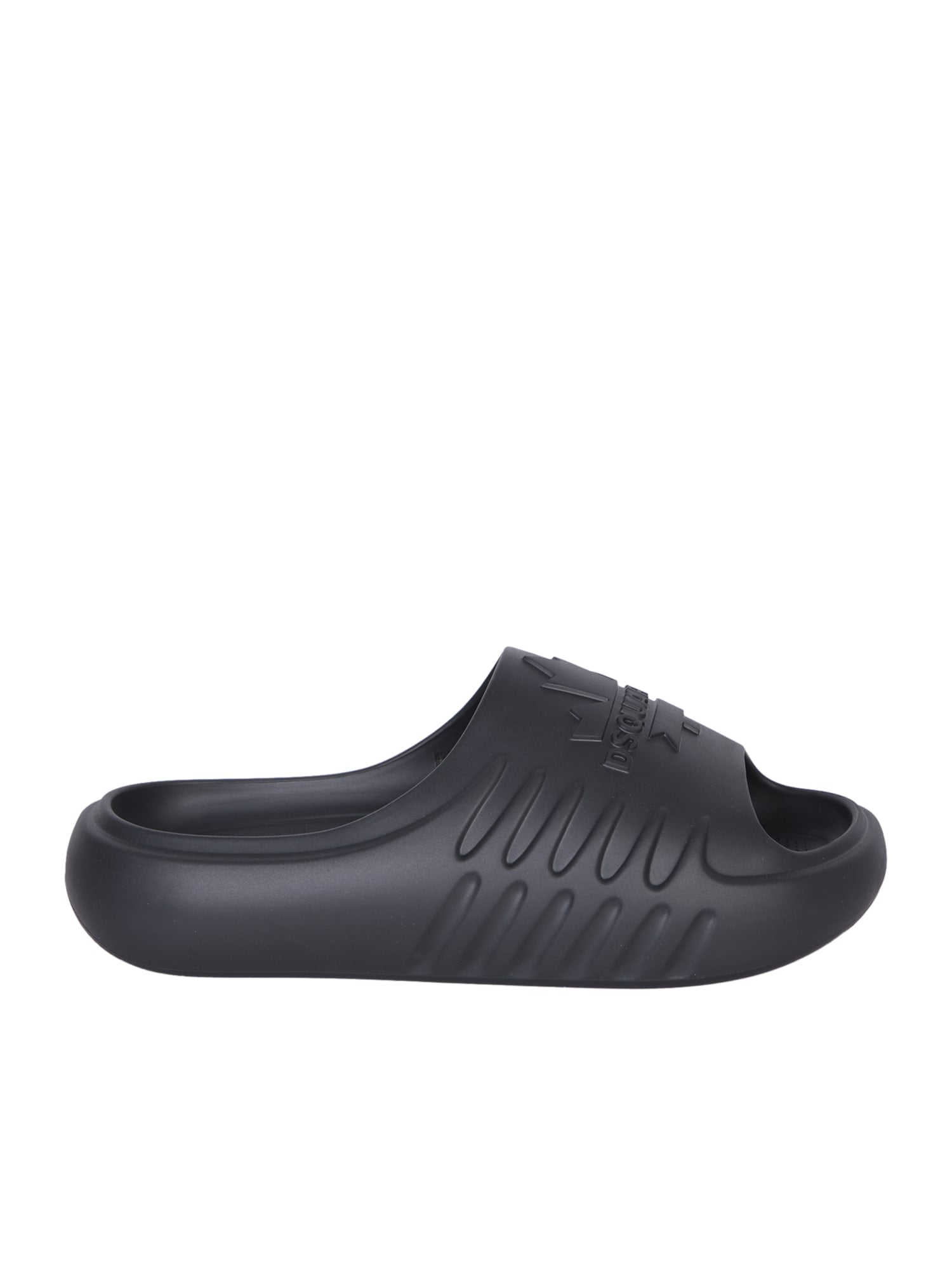 Shop Dsquared2 Run Ds2 Black/white Sneakers