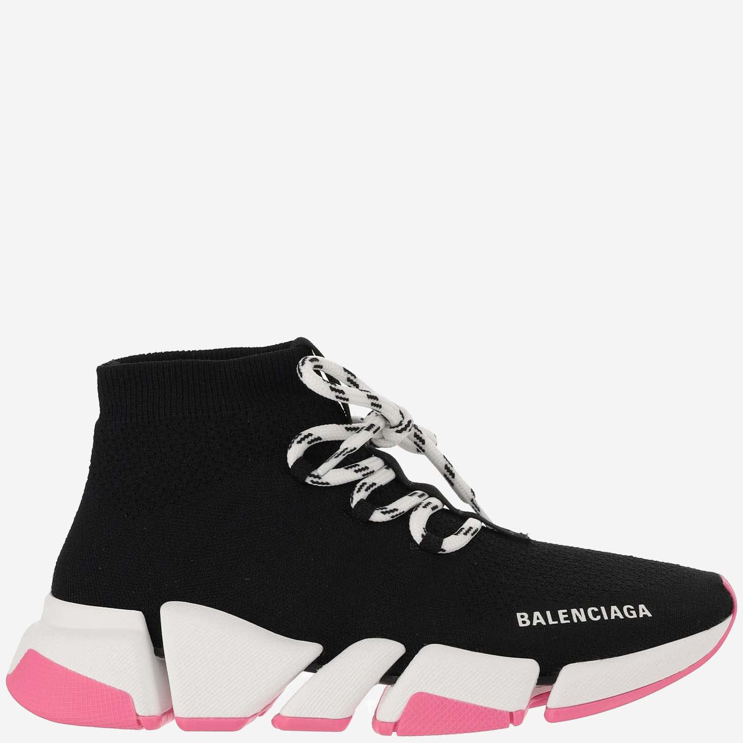 Shop Balenciaga Recycled Mesh Speed 2.0 Lace-up Sneaker In Red