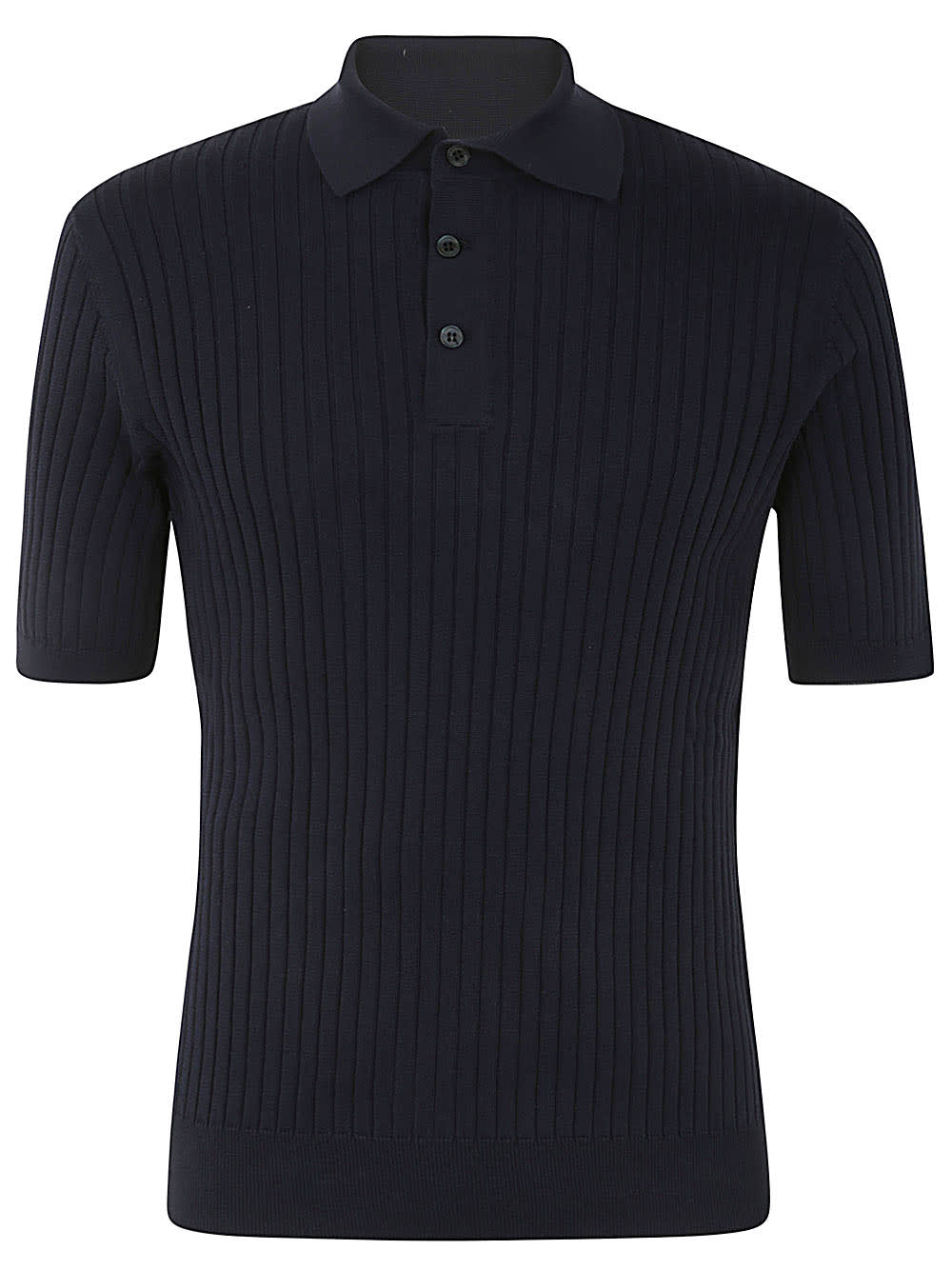 Shop Brunello Cucinelli Short Sleeves Polo In Navy