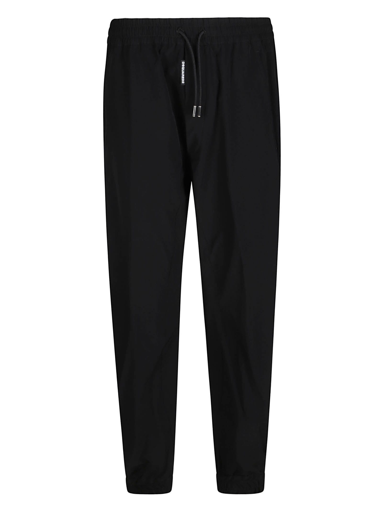 Shop Dsquared2 Techno Nylon Jogging Trousers In Black