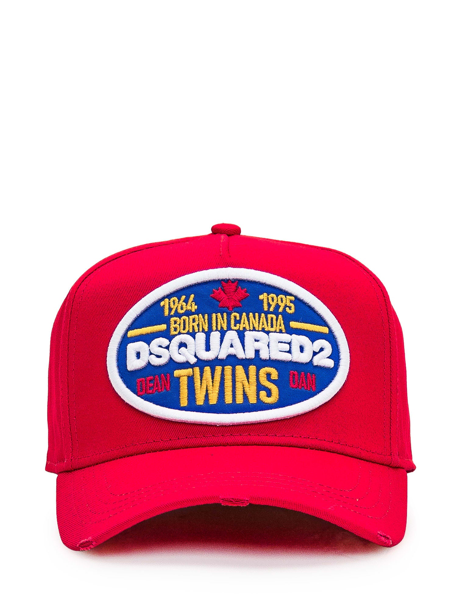 Shop Dsquared2 Baseball Cap In Rosso