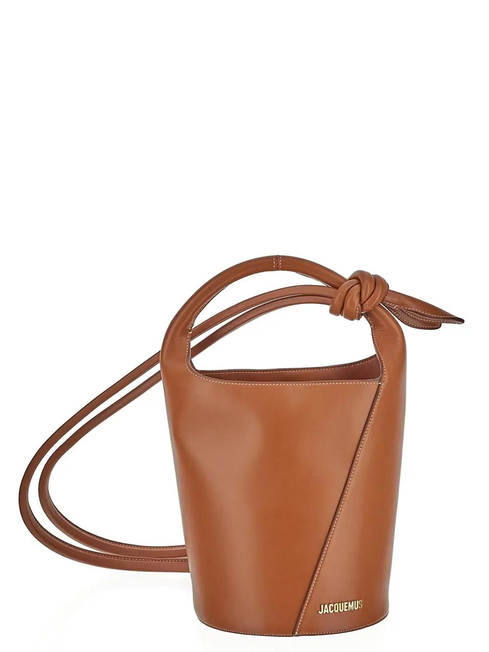 Jacquemus Le Petit Tourni In Brown