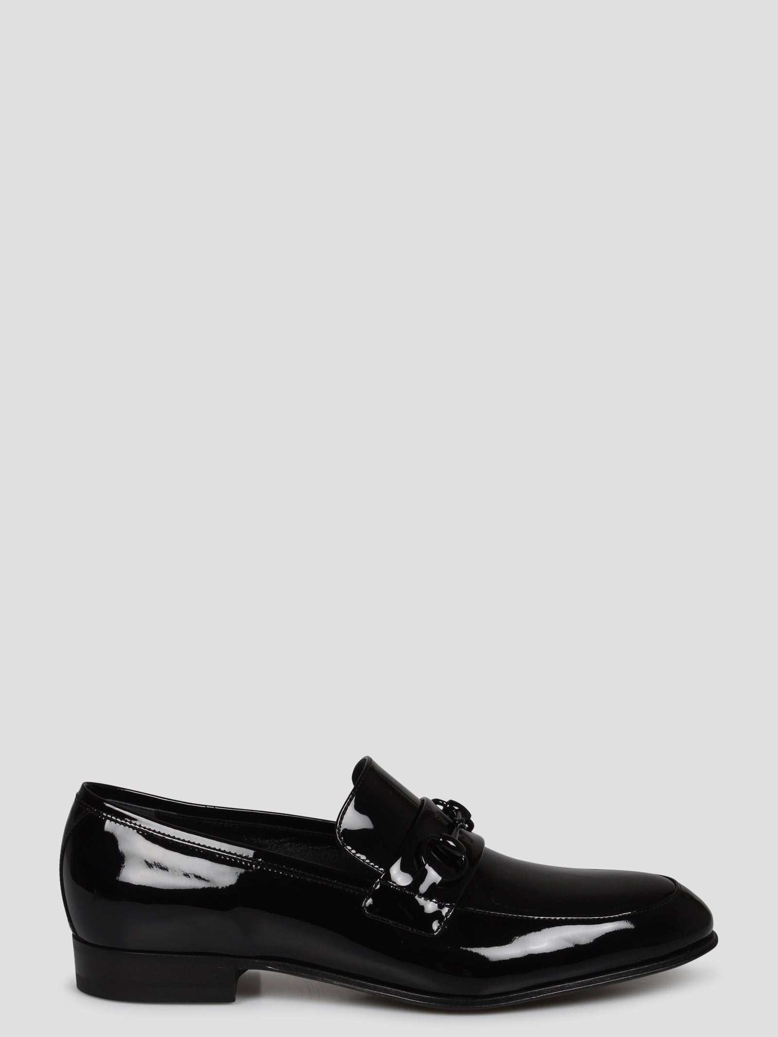 Shop Gucci Horsebit Loafers In Black