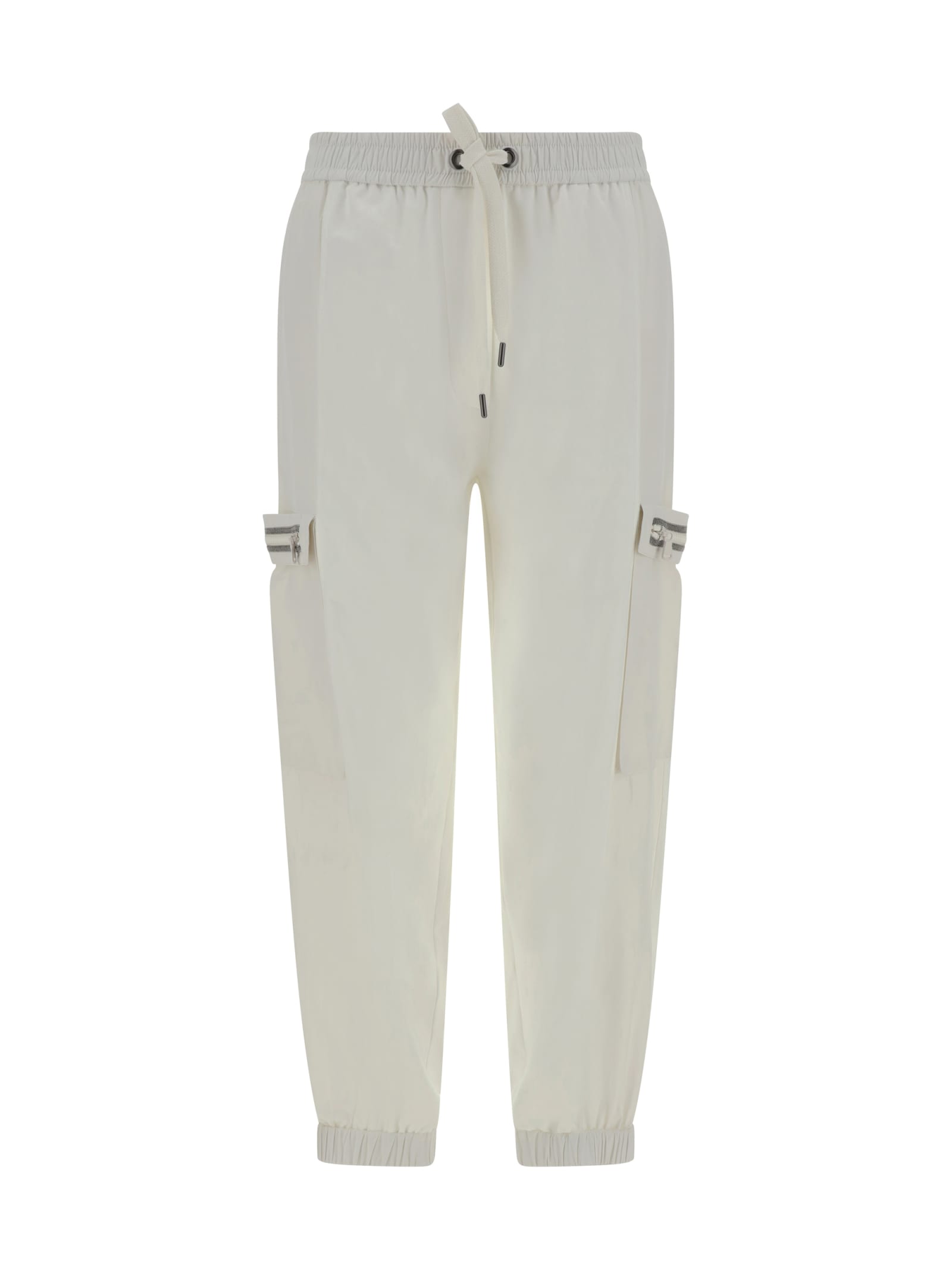 Shop Brunello Cucinelli Sweatpants In Naturale