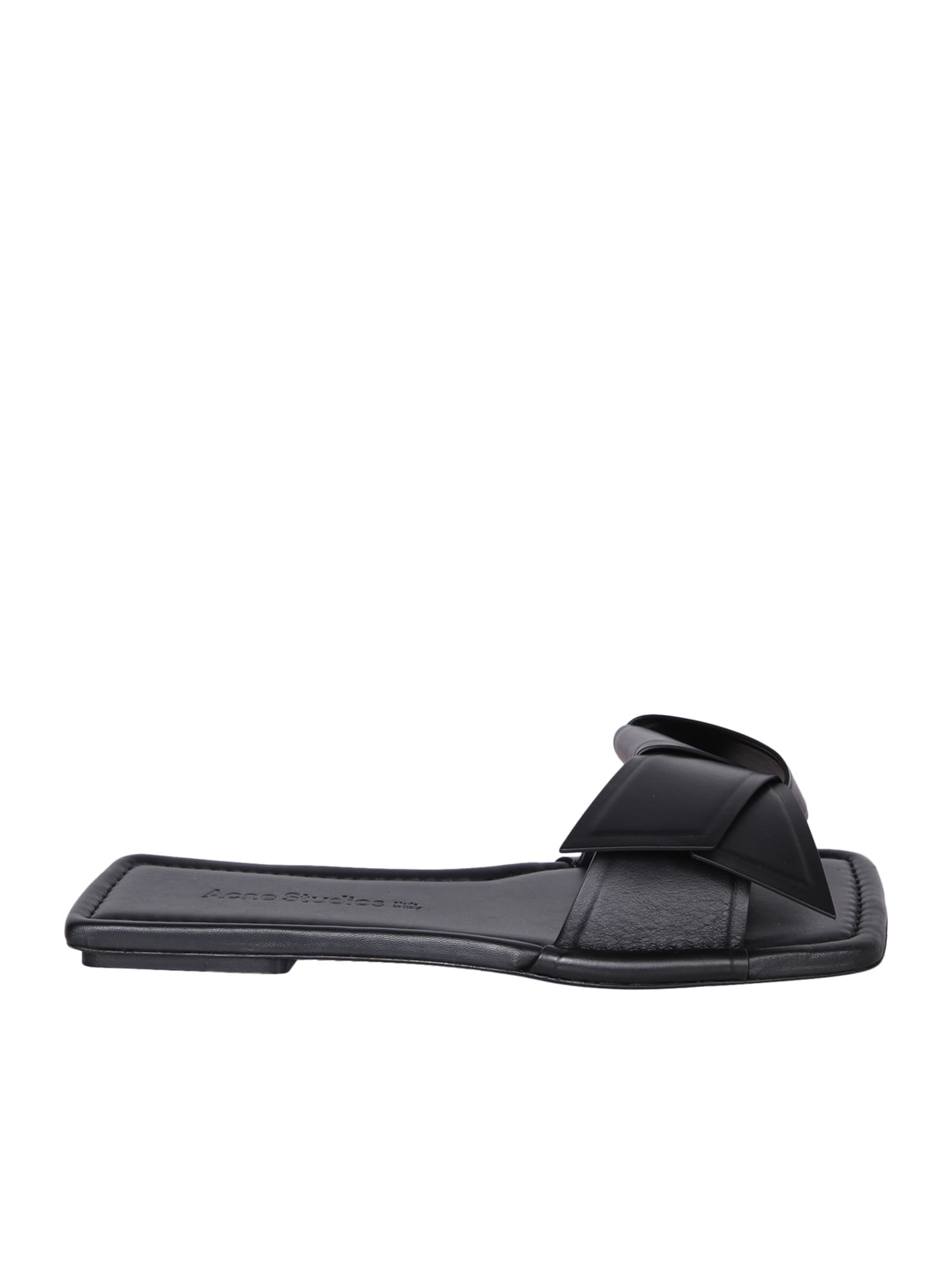 Shop Acne Studios Musubi Black Sandals