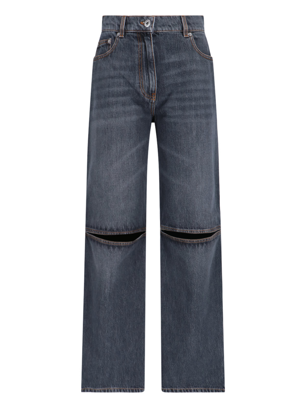 Shop Jw Anderson J.w. Anderson Jeans In Grey