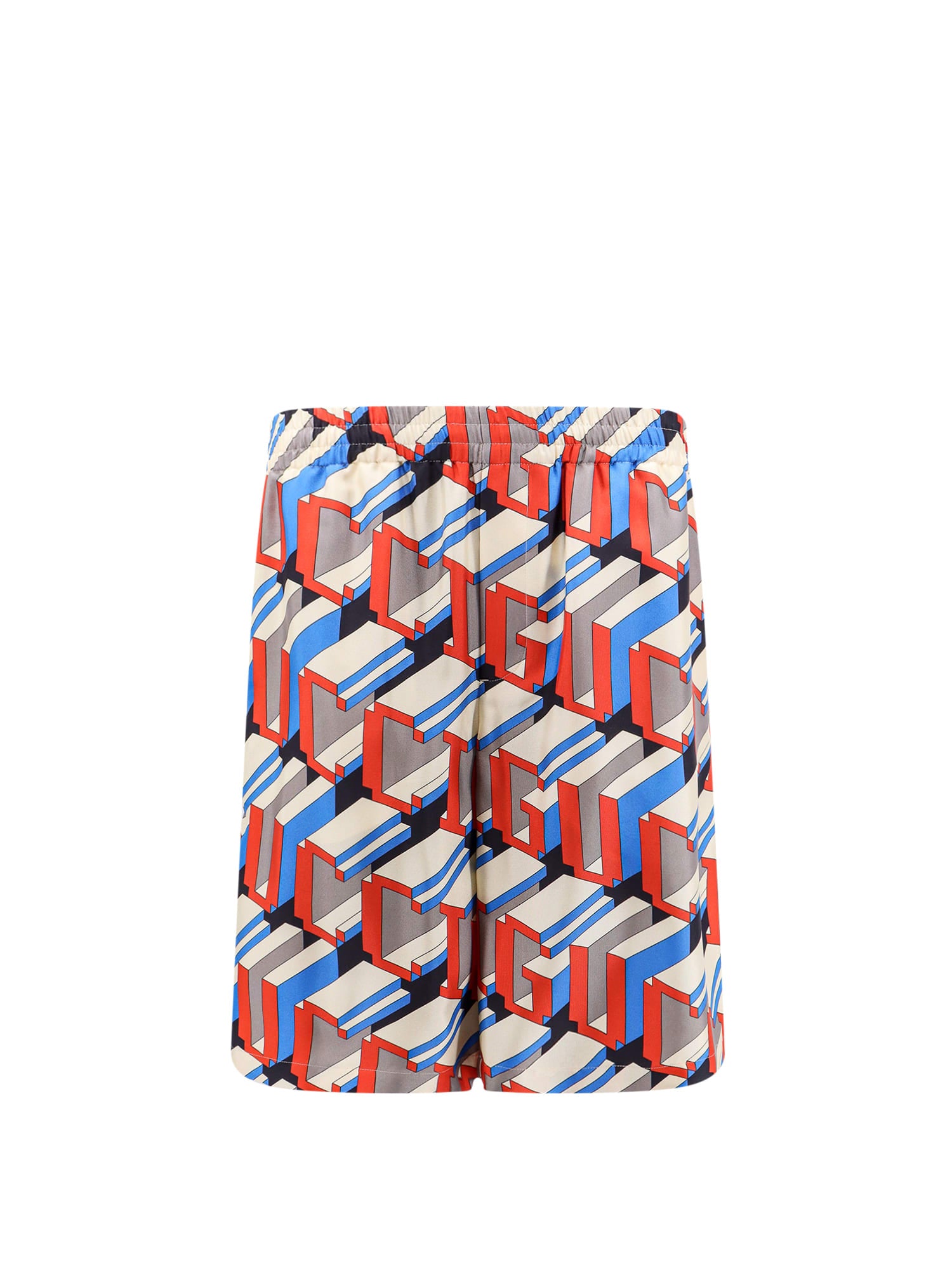 Shop Gucci Bermuda Shorts In Multicolor