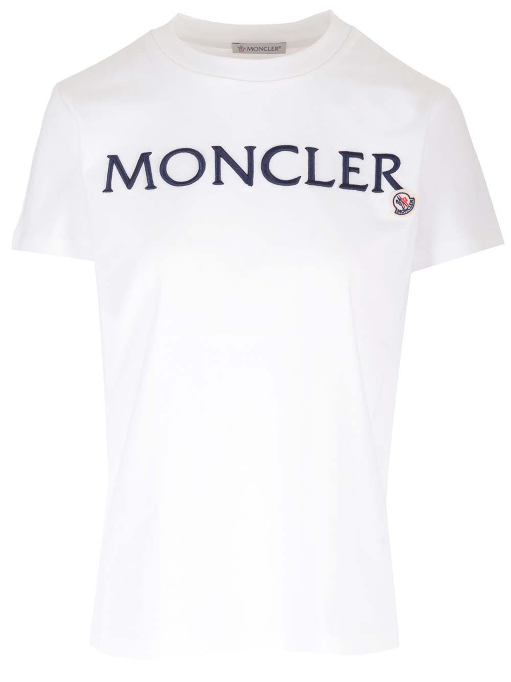 Shop Moncler Embroidered T-shirt In Default Title