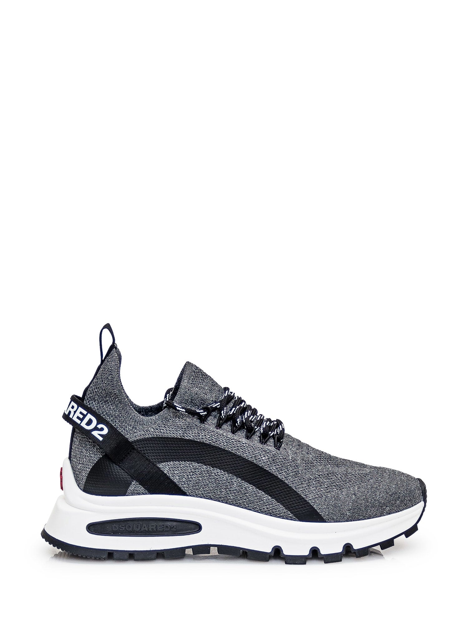 Shop Dsquared2 Run Ds2 Sneaker In Grigio+nero