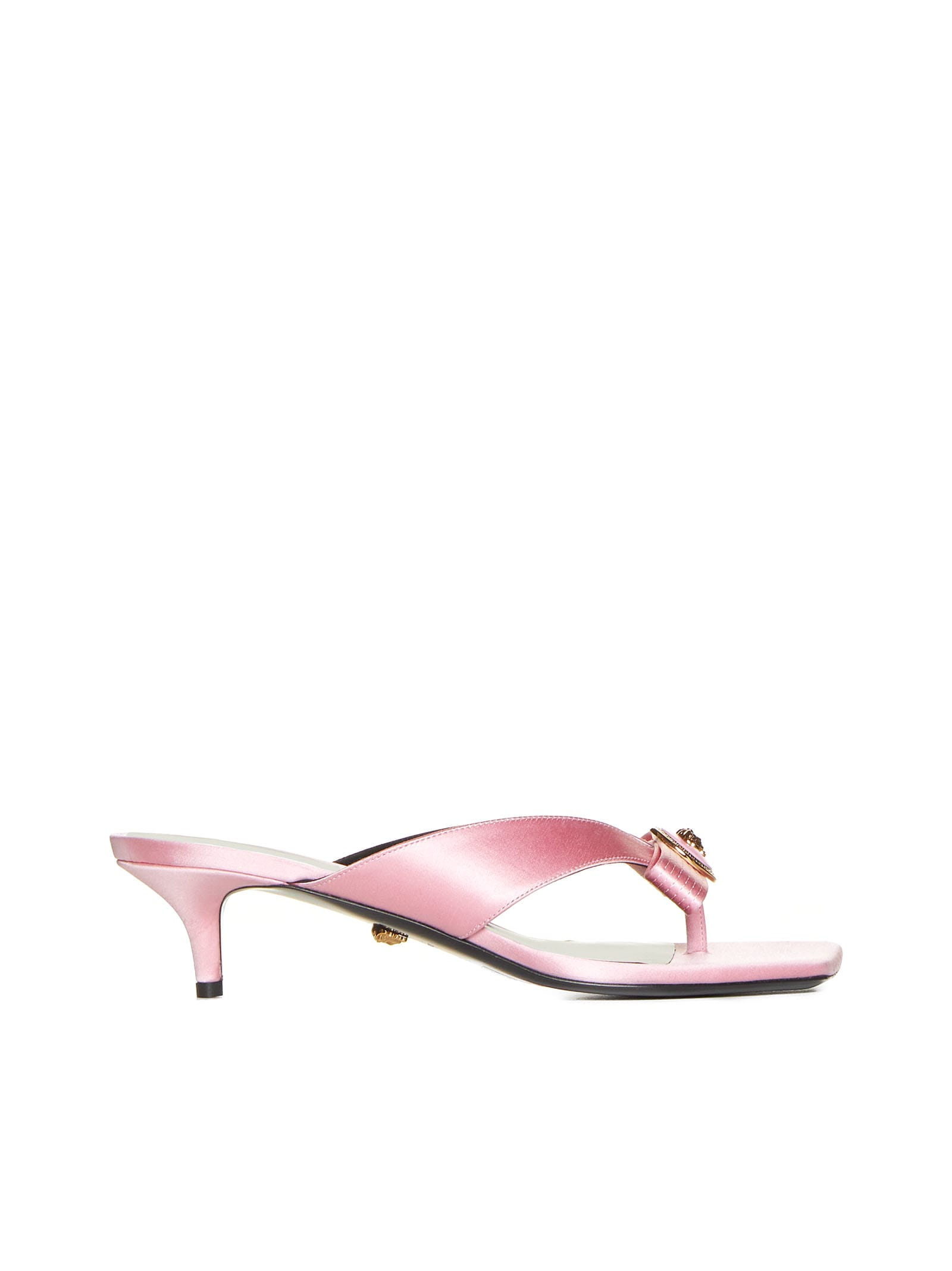 Versace Sandals In English Rose- Gold