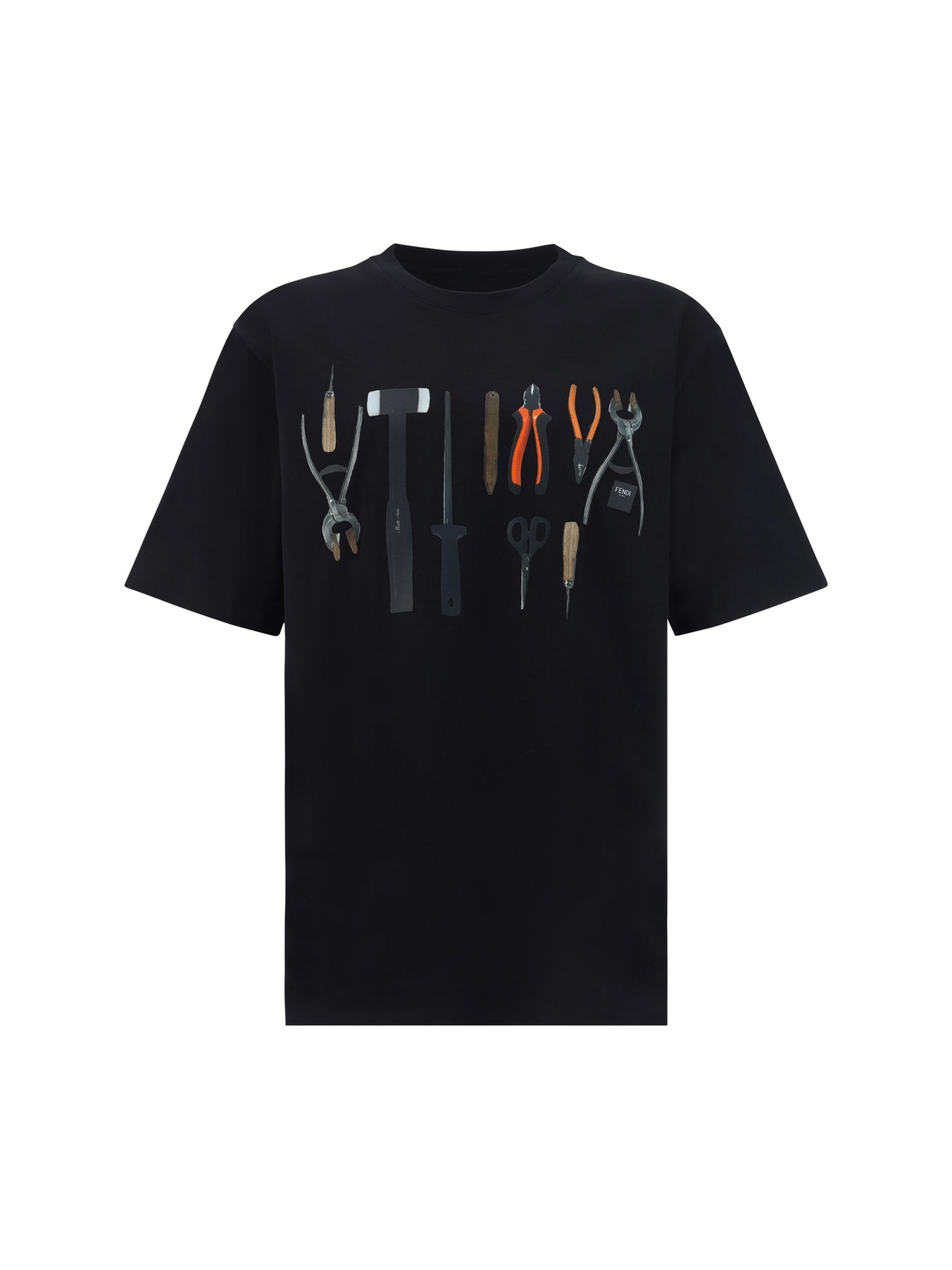 Shop Fendi T-shirt In Nero