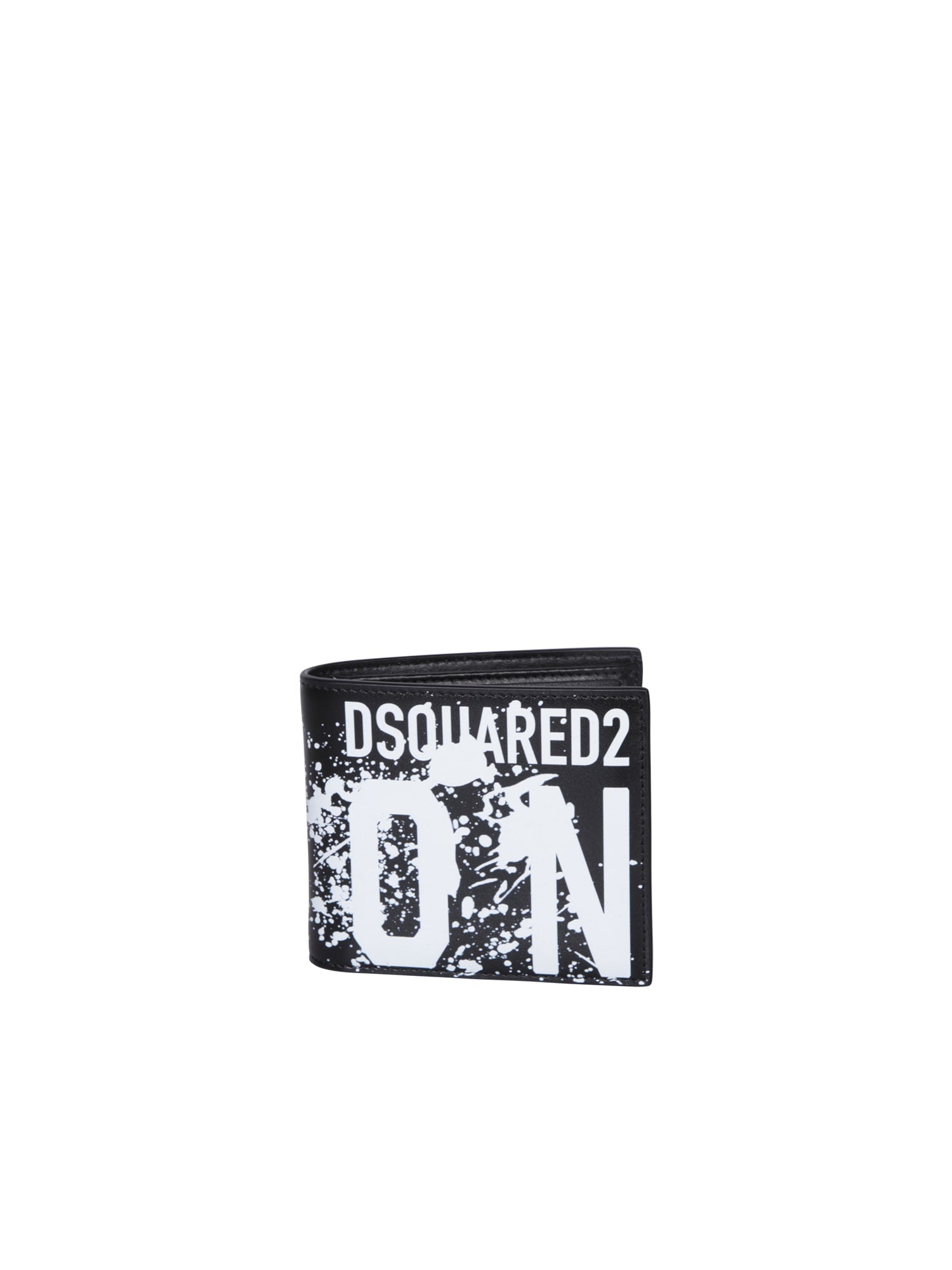 Dsquared2 Icon Splash Black Wallet