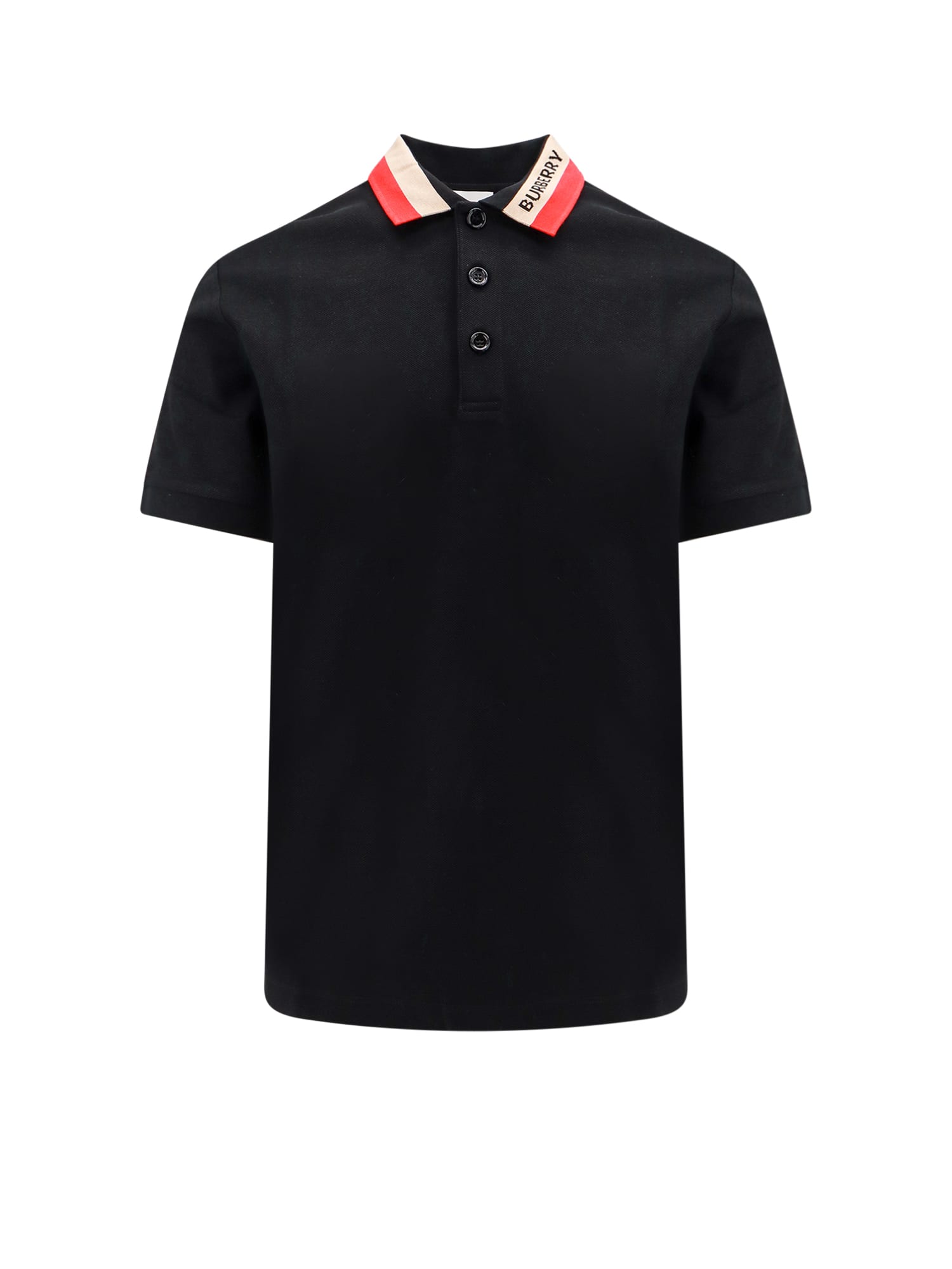 Burberry Polo Shirt In Black