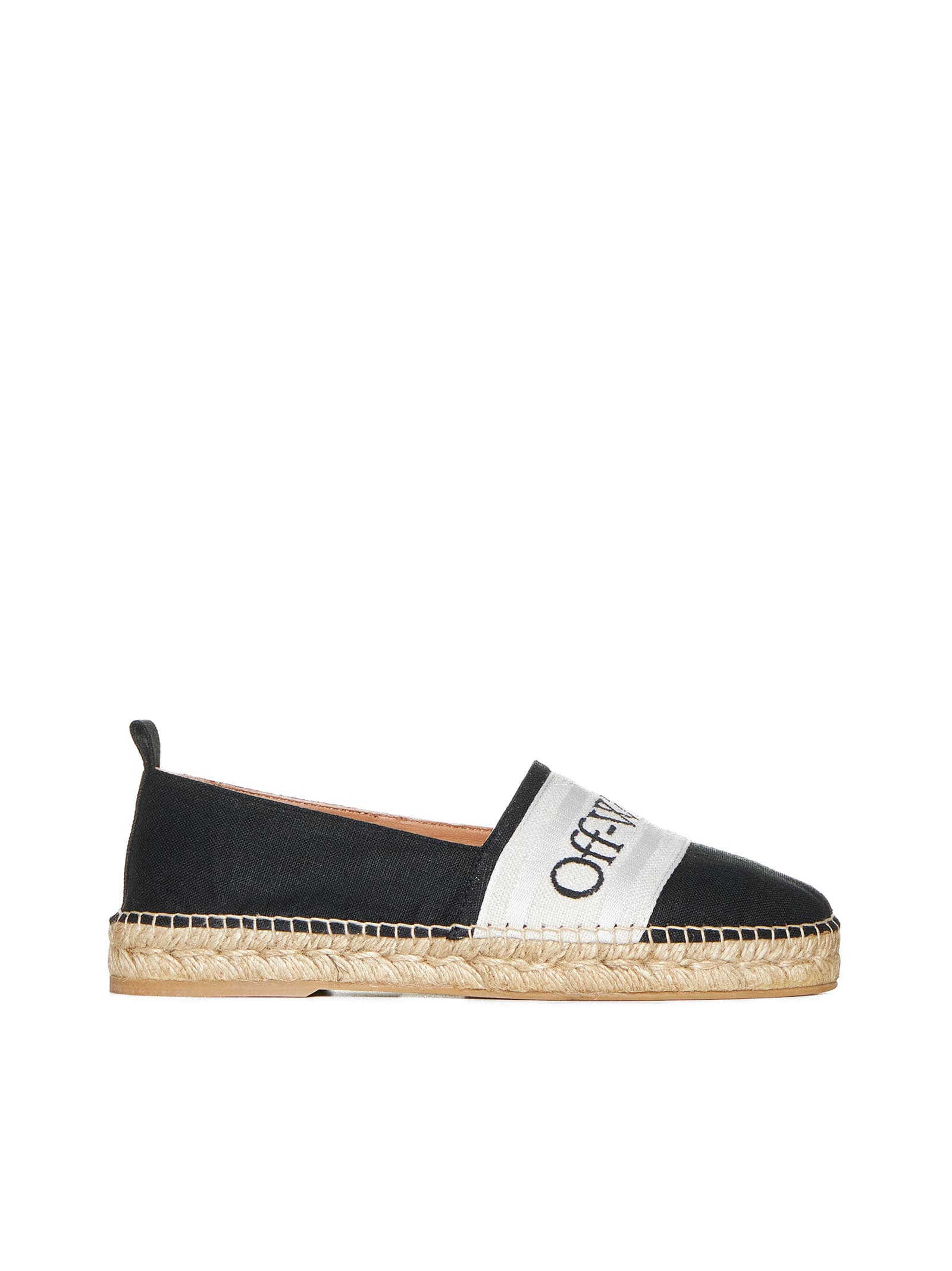 Shop Off-white Flat Shoes In Black Black