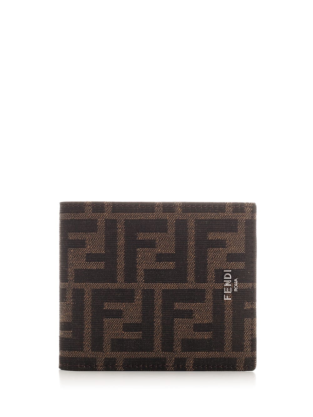 Shop Fendi Bifold Wallet In Brown