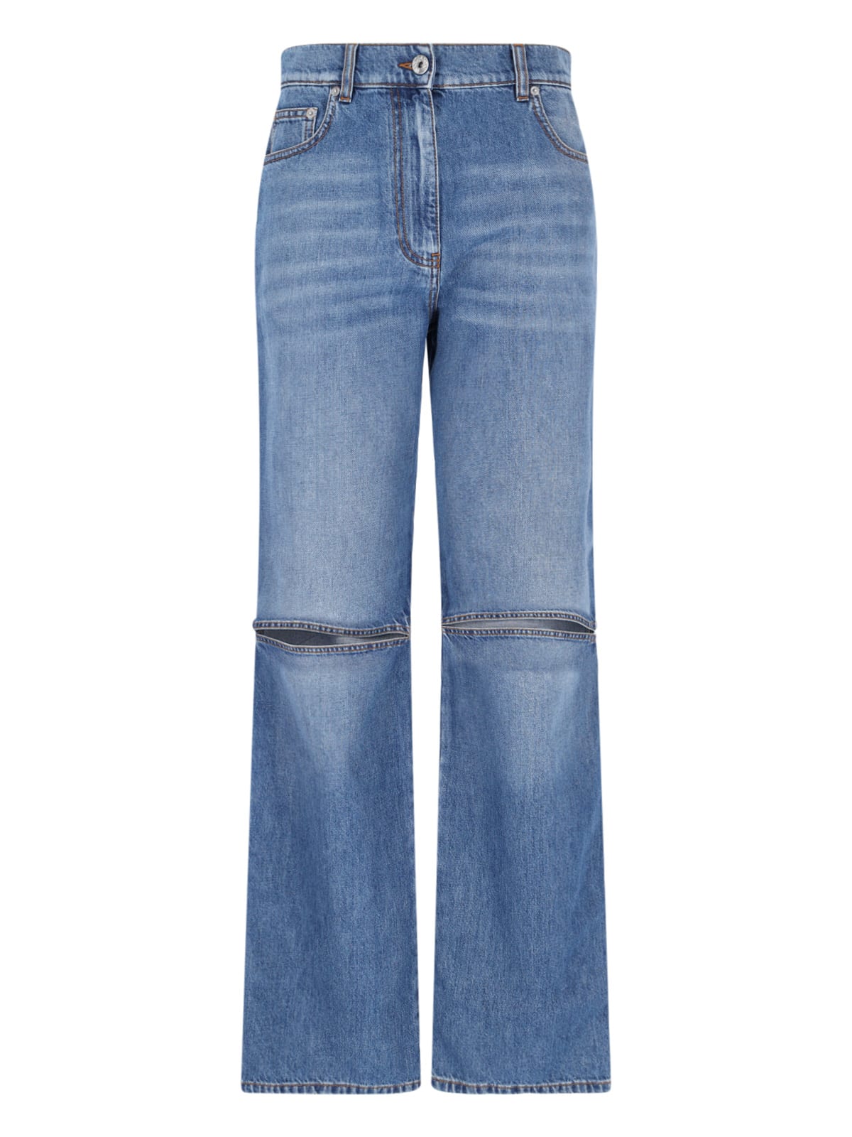 Shop Jw Anderson J.w. Anderson Jeans In Light Blue