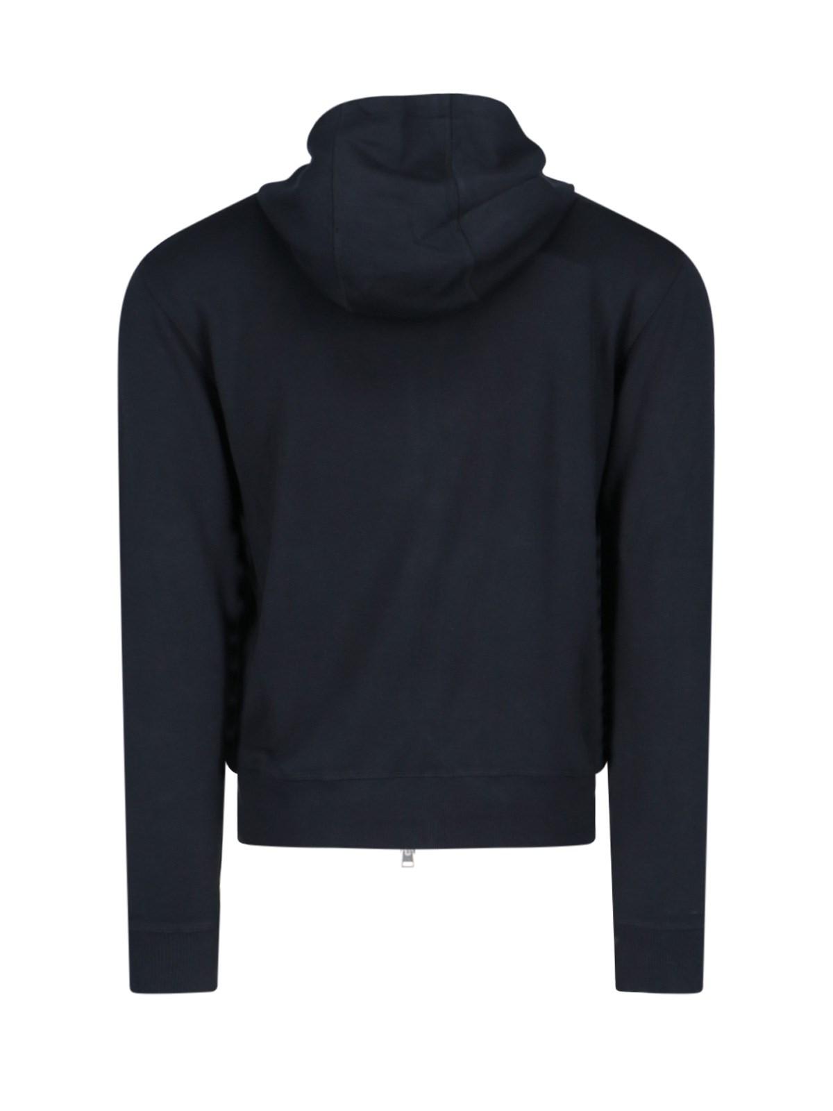 Tom Ford Basic Zip Sweatshirt In Black