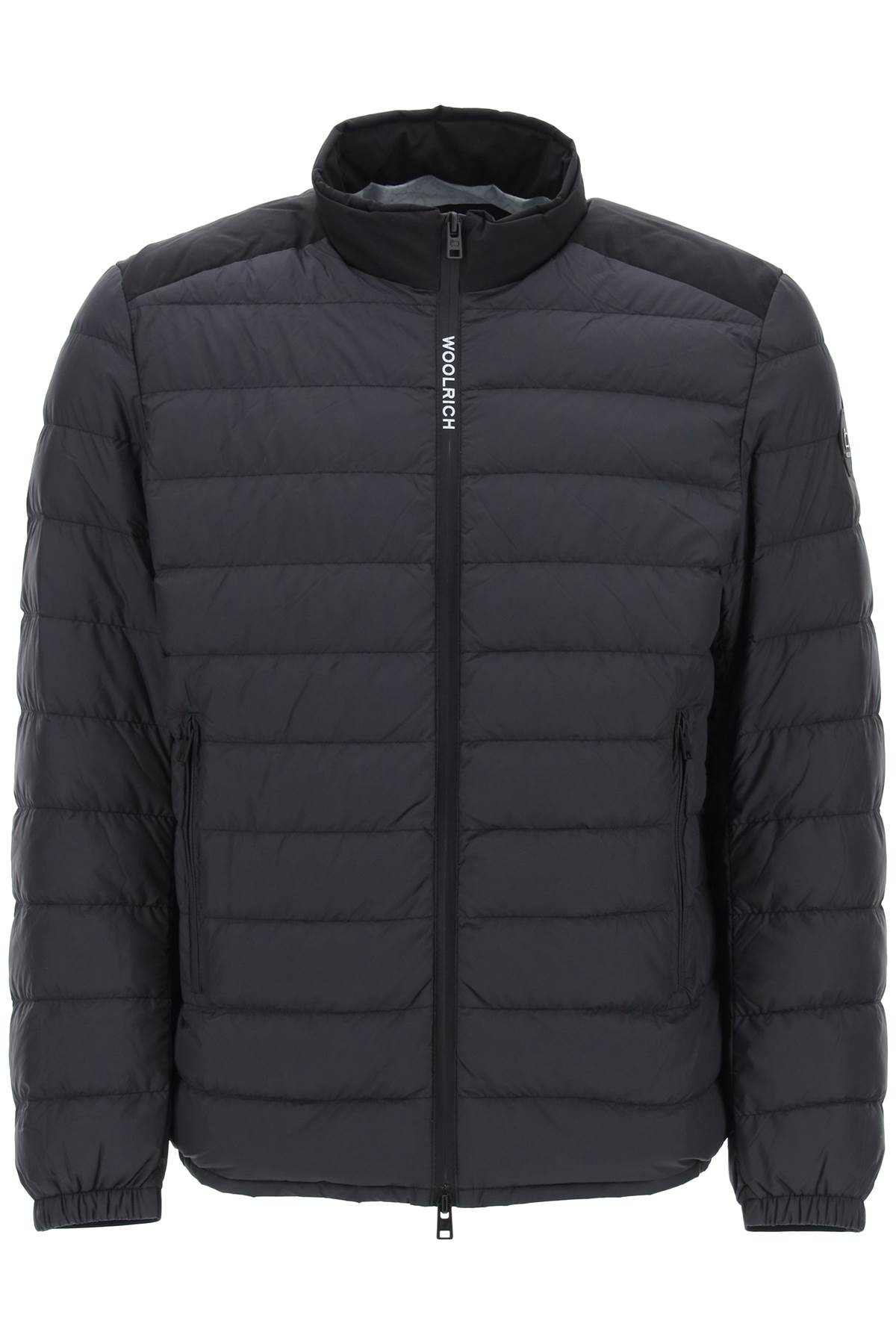Shop Woolrich Bering Lightweight Down Jacket In Black (black)