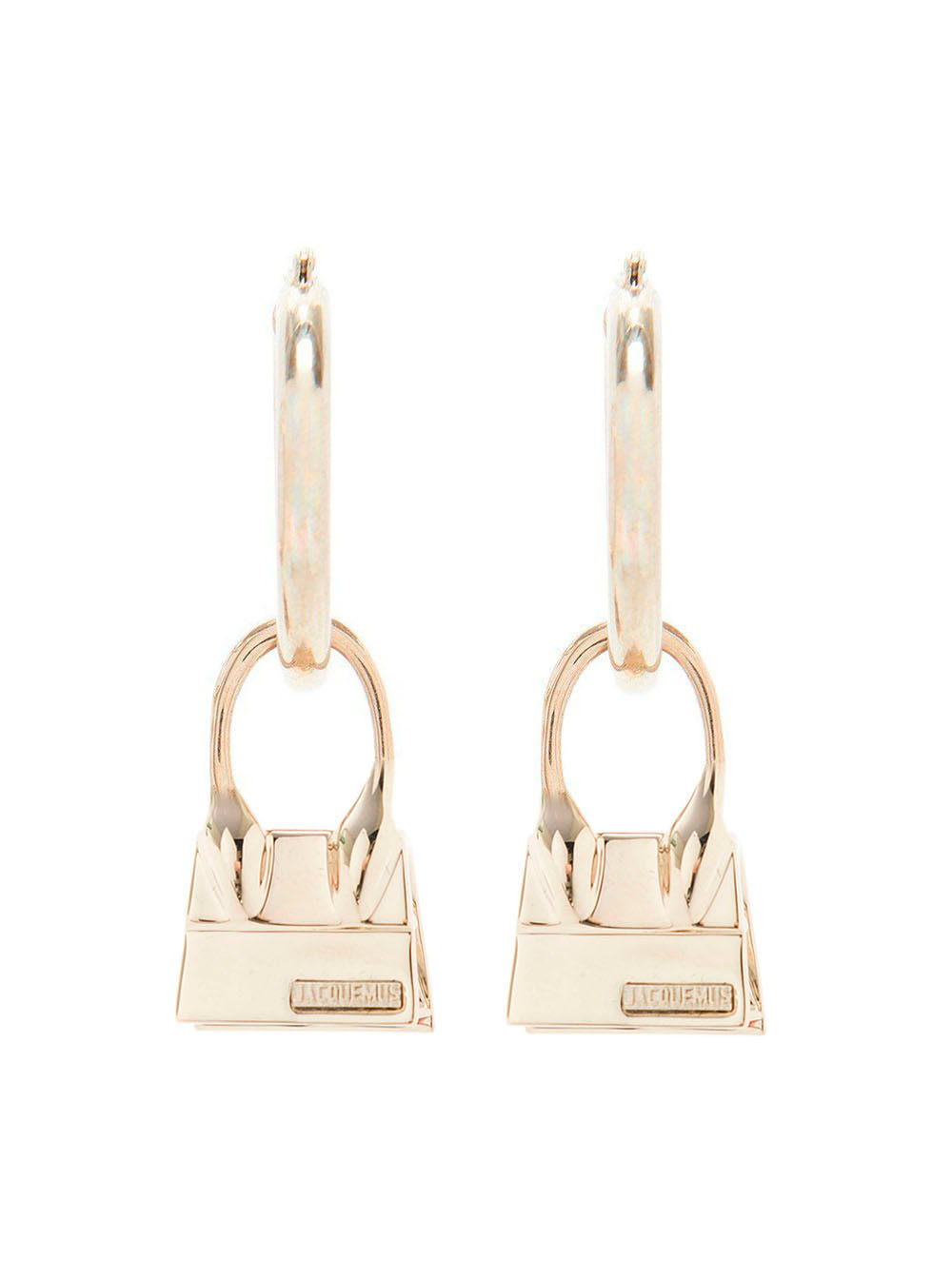 Jacquemus Les Creoles Chiquito Earrings In Oro