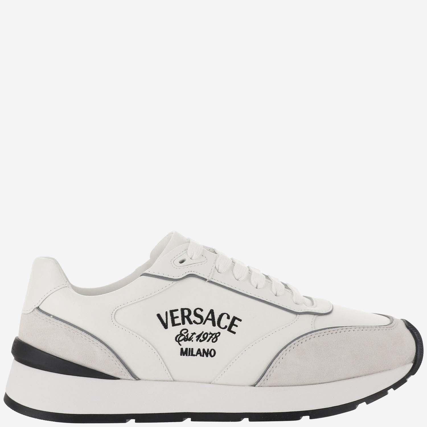 Shop Versace Milano Runner Sneakers In Default Title