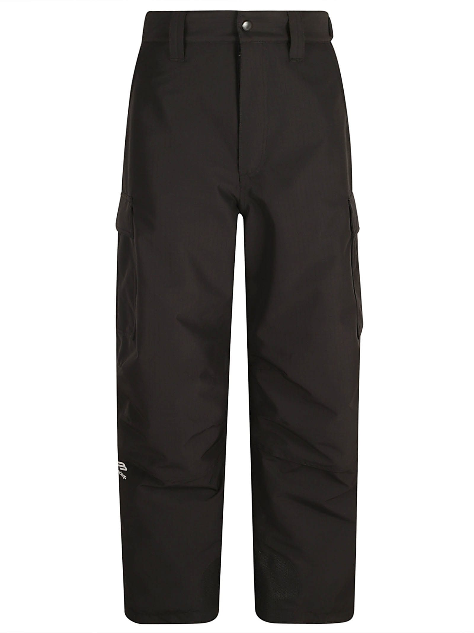 Balenciaga Cargo Straight Trousers In Black