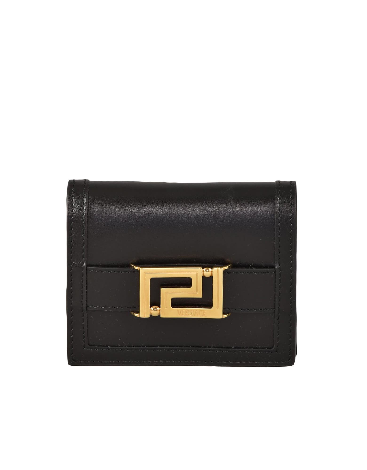 Shop Versace Womens Black Wallet