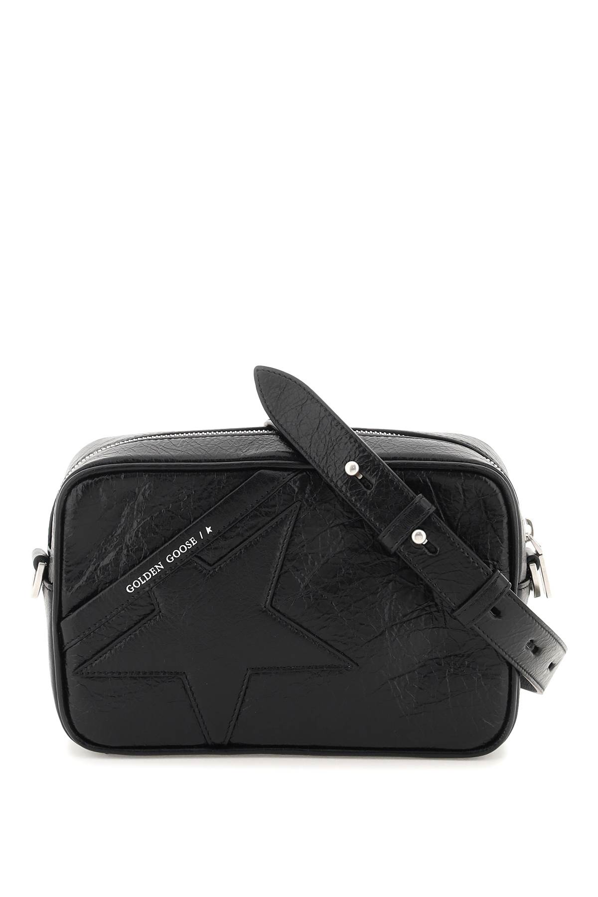 Shop Golden Goose Star Bag Crossbody Bag In Black (black)