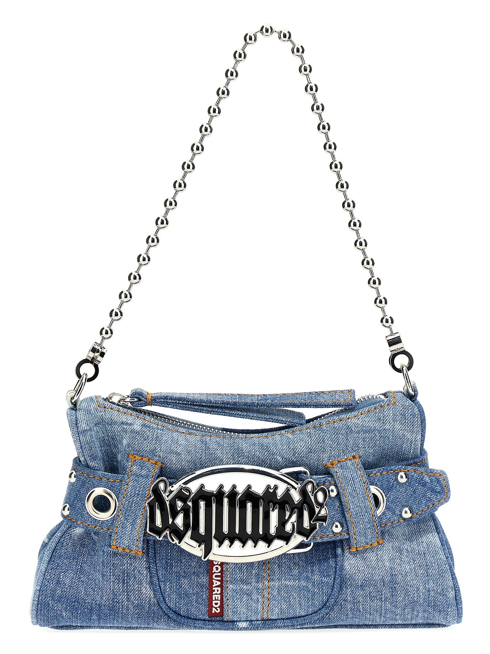 Shop Dsquared2 Gothic  Clutch In Azzurro