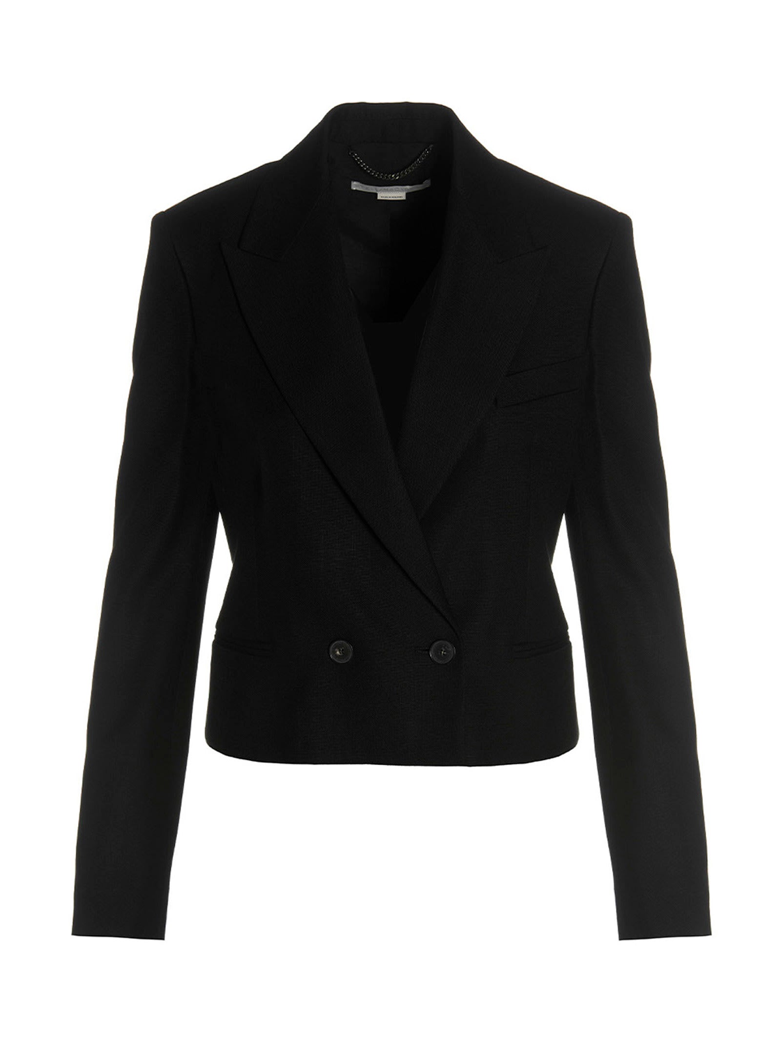 Shop Stella Mccartney Spencer Blazer Jacket In Black