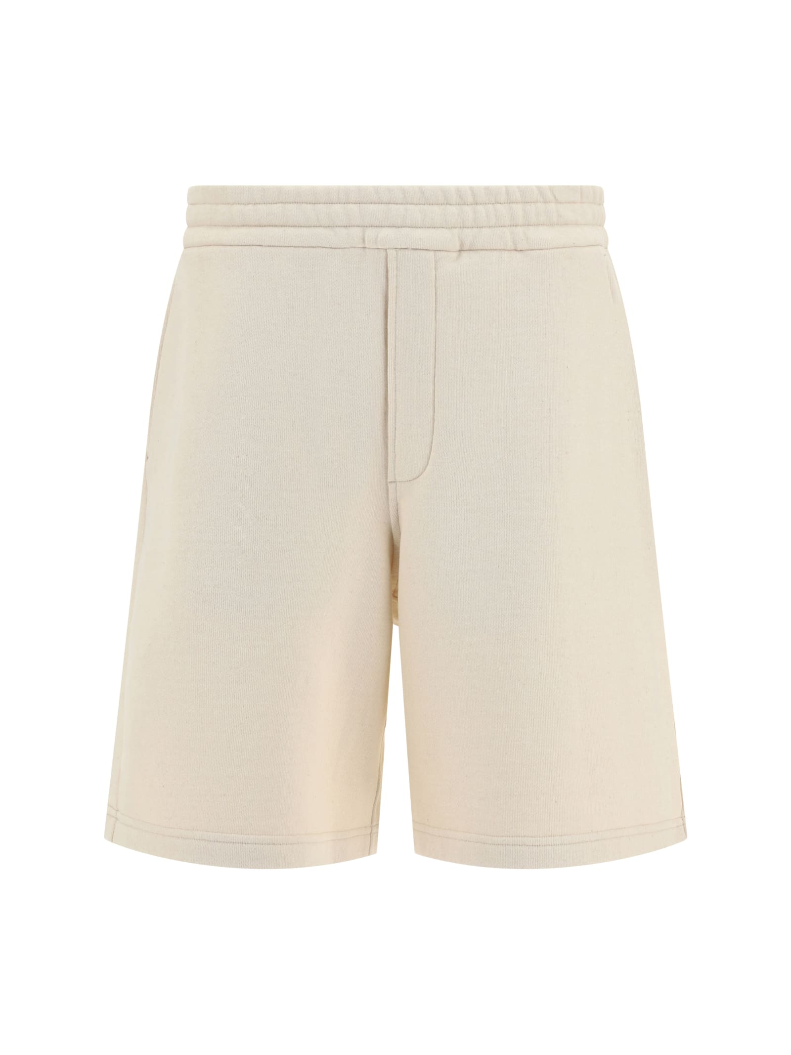 Shop Prada Shorts In Natural