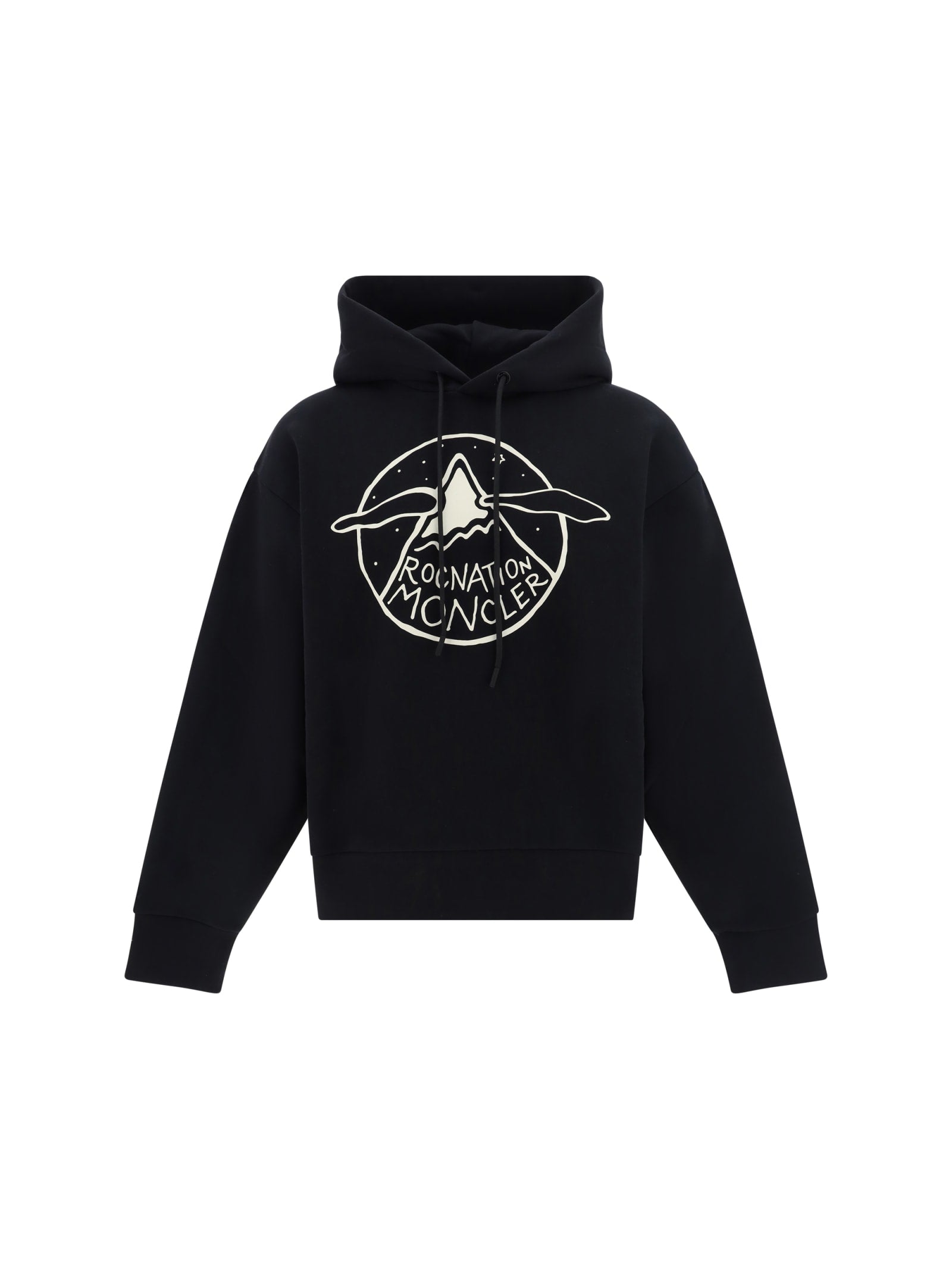 Shop Moncler X Roc Nation By Jay-z Over Hoodie In 999
