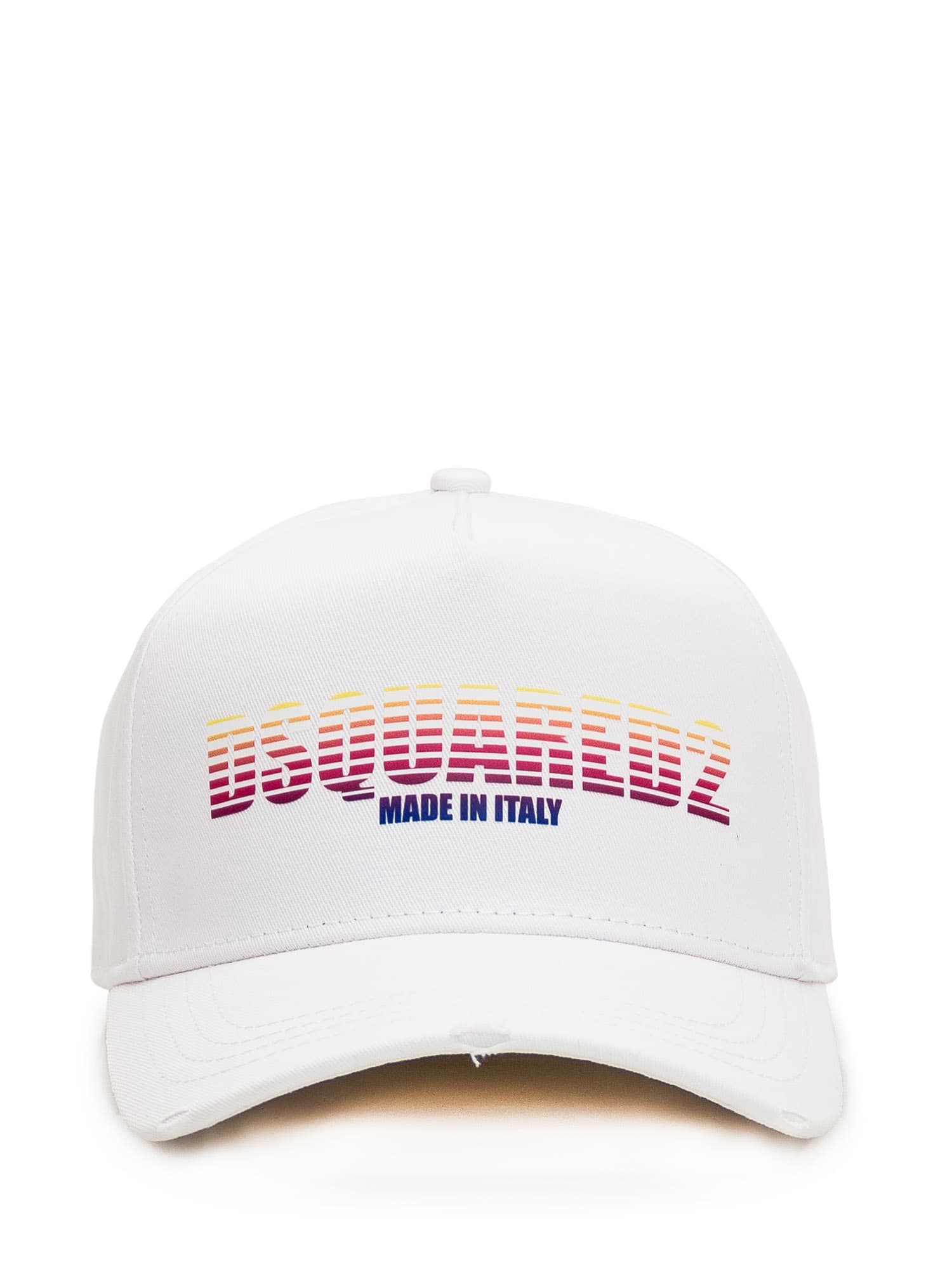 Shop Dsquared2 Baseball Cap In Bianco