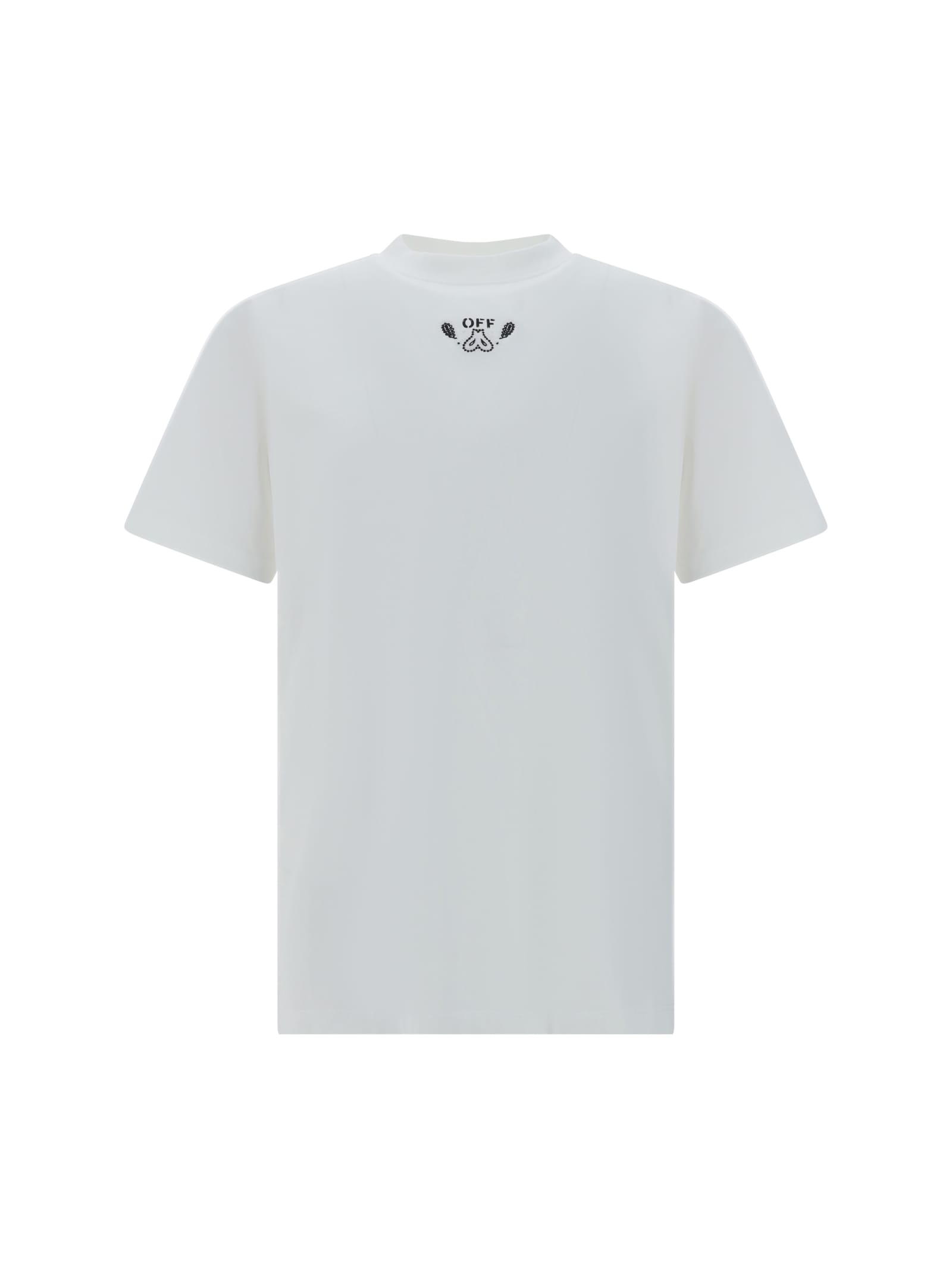 Shop Off-white T-shirt In White Black