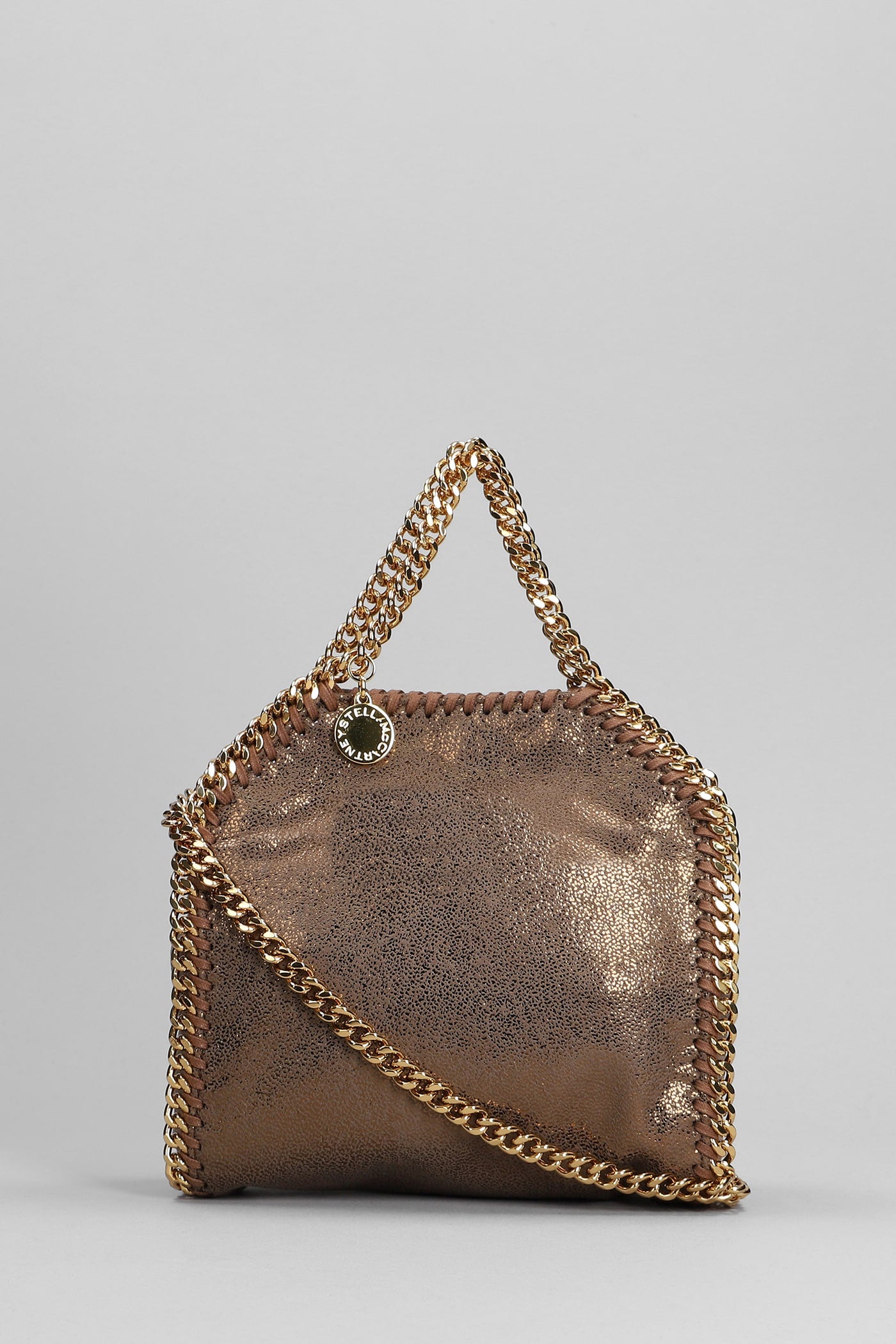 Shop Stella Mccartney Tote In Brown Polyester