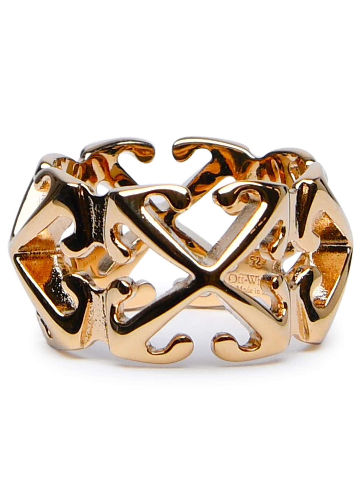 Shop Off-white Multi Arrow Gold Brass Ring