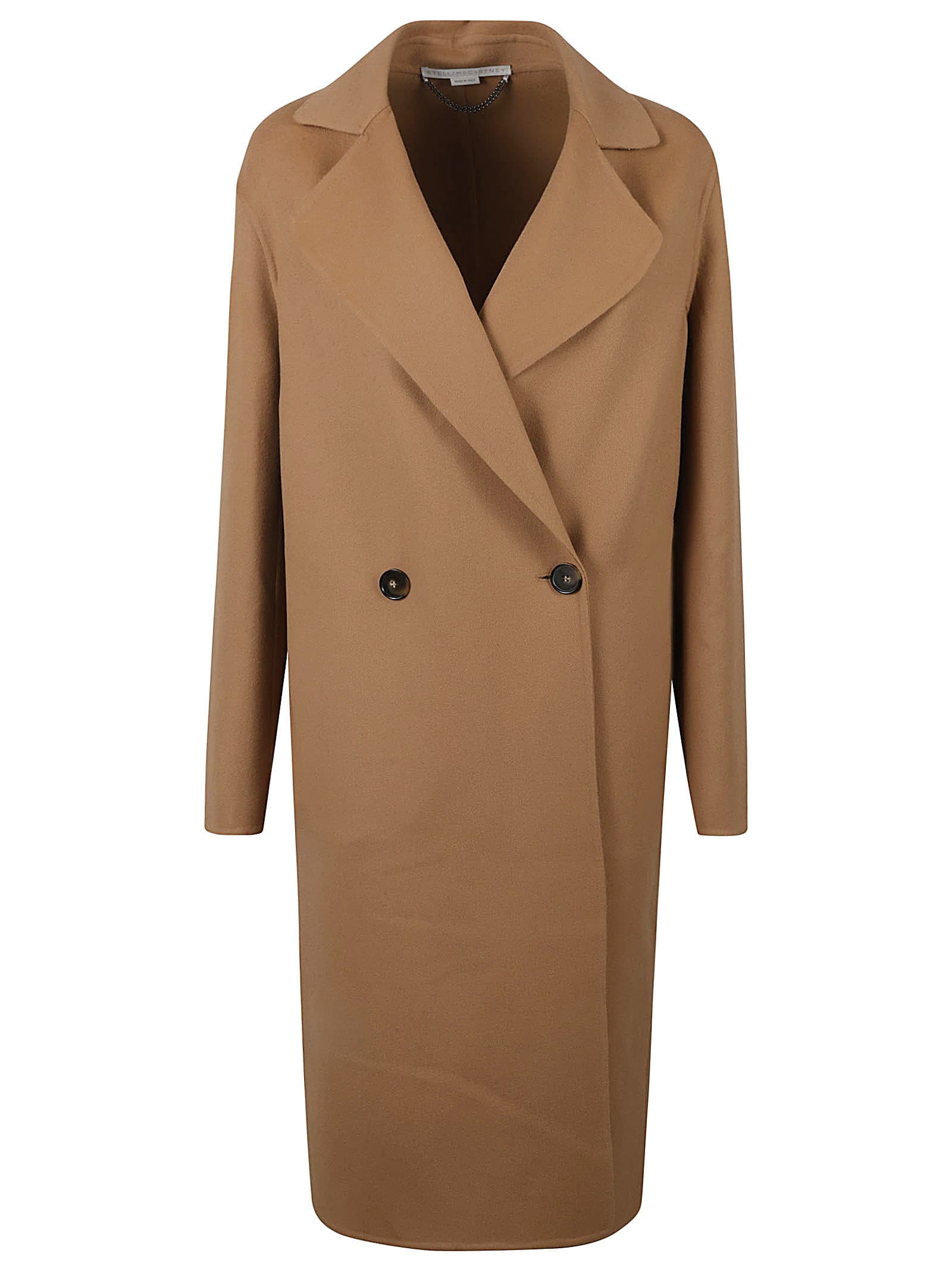 Shop Stella Mccartney Double Face Belted Coat In Default Title