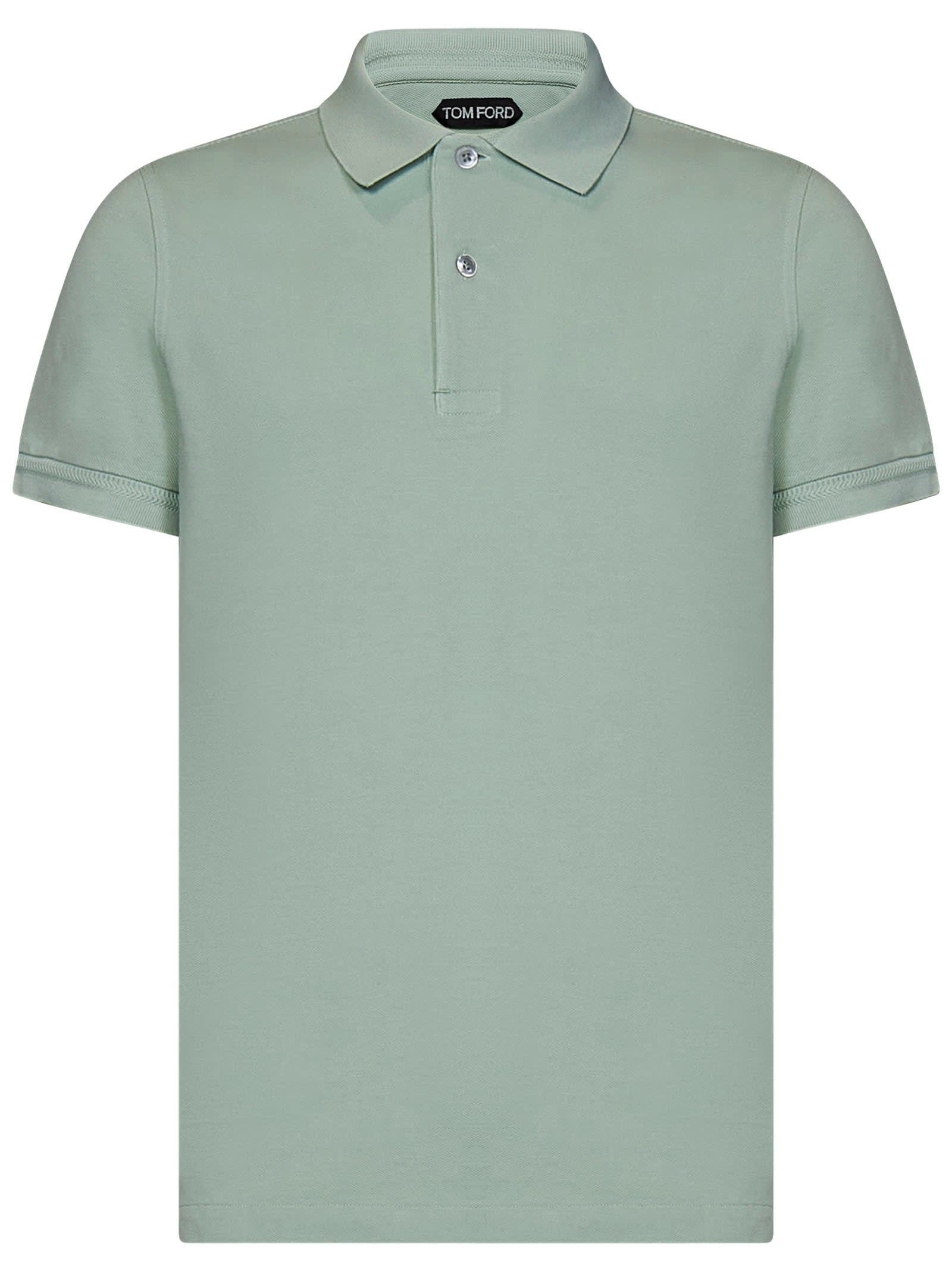 Shop Tom Ford Polo Shirt In Green