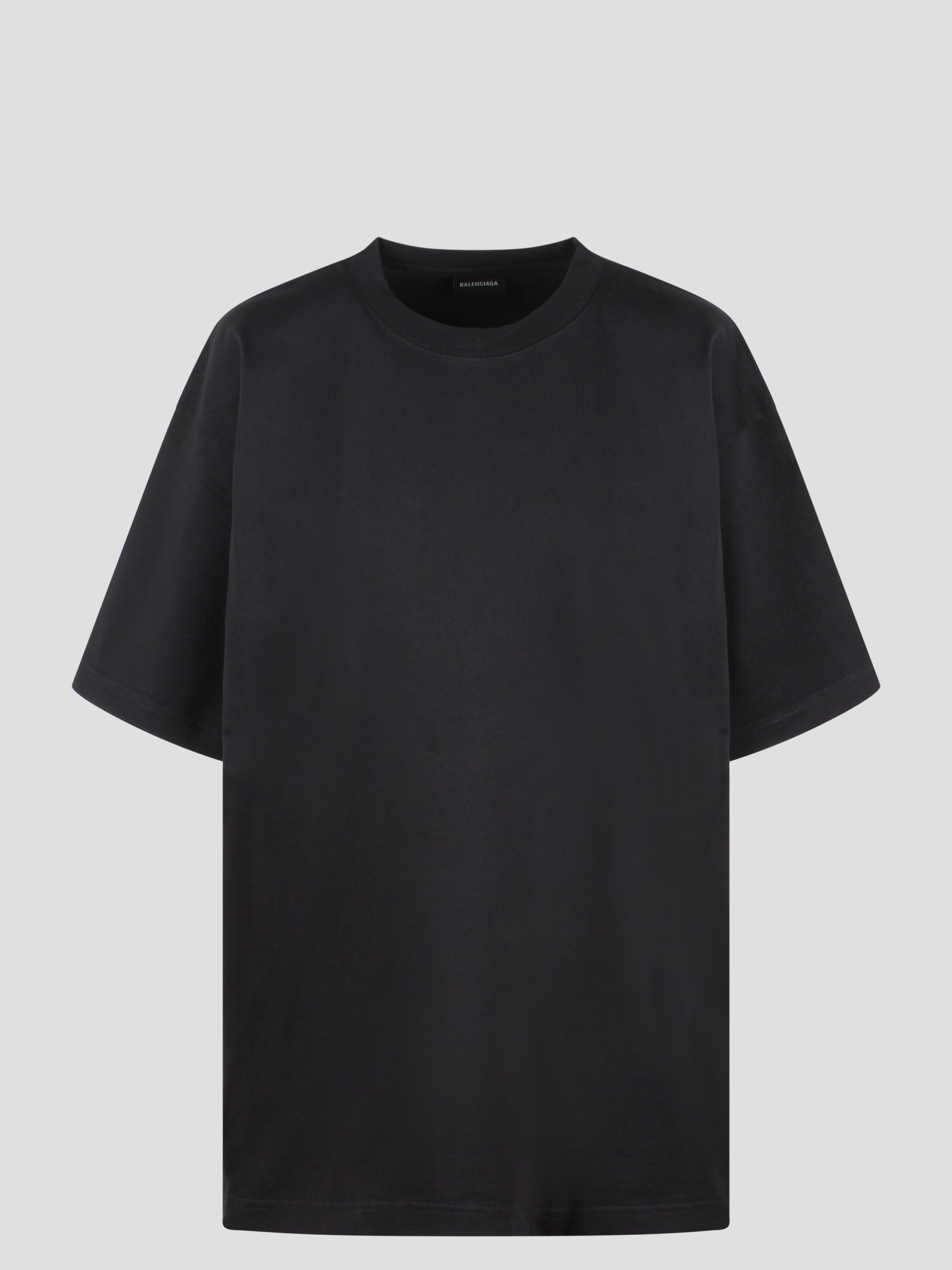 Shop Balenciaga Back T-shirt In Black